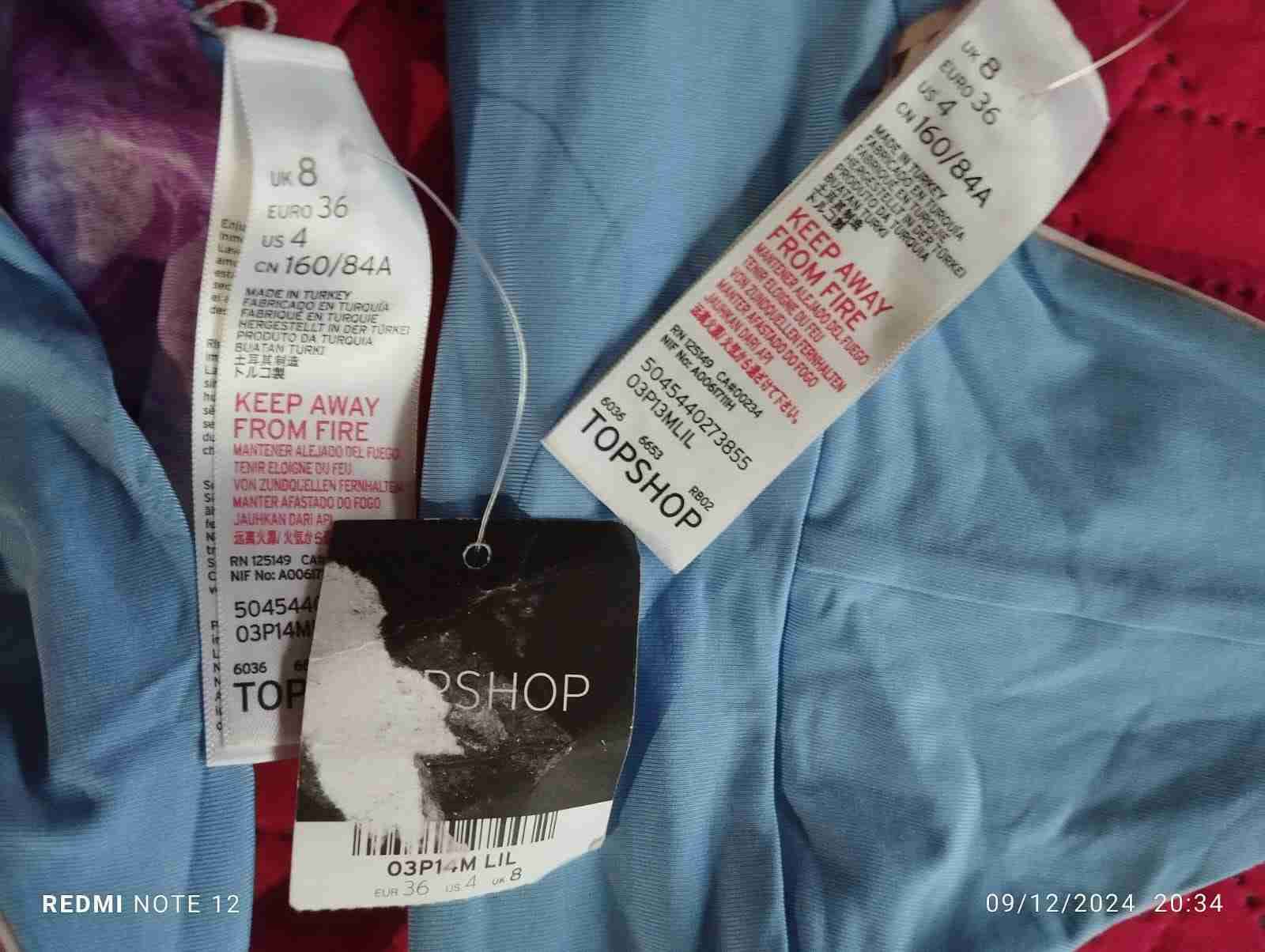 Bikini Top Shop tie-dye morado nuevo - miniatura 3