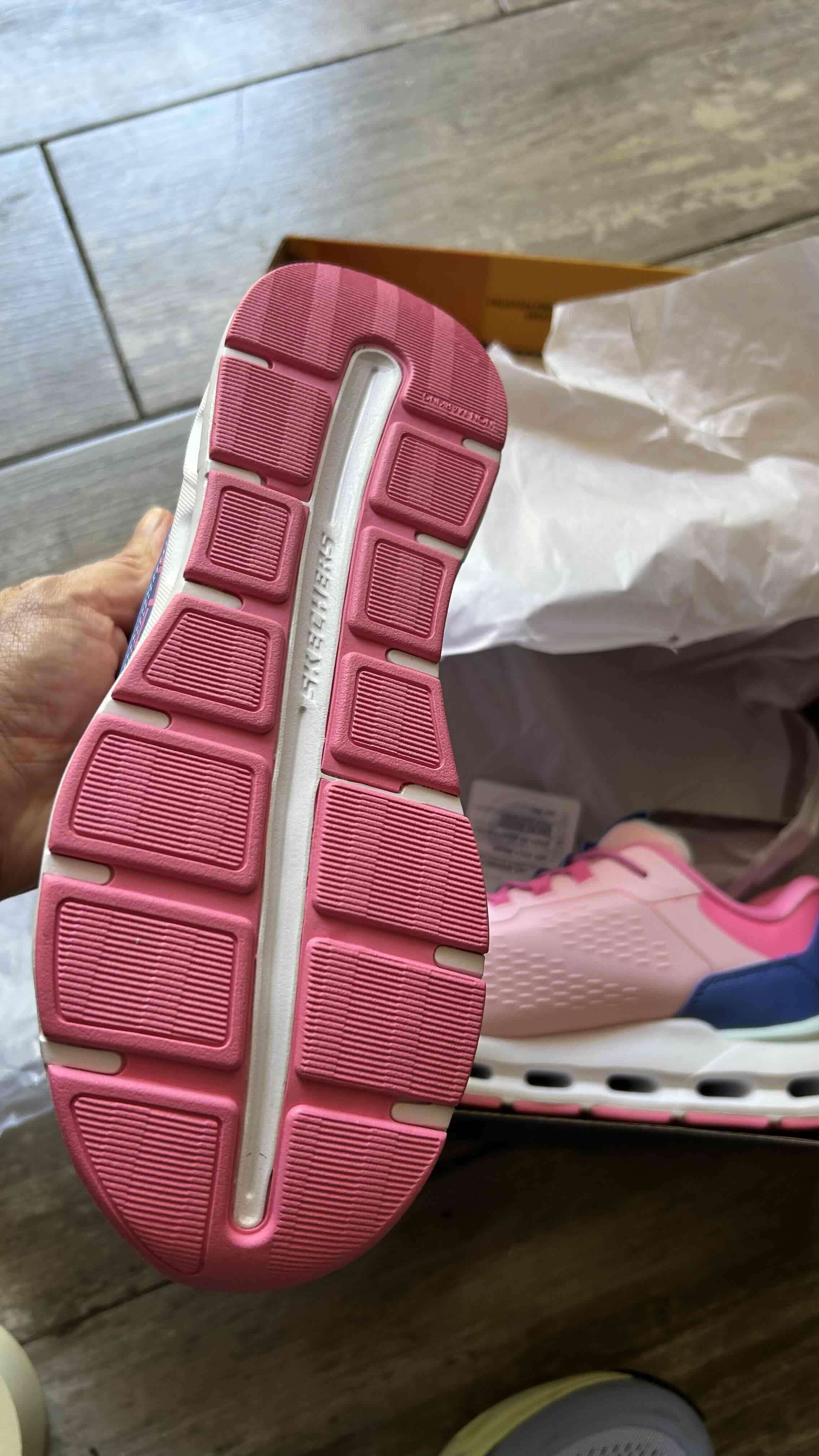 Zapatillas Skechers rosadas talla 33 - 3