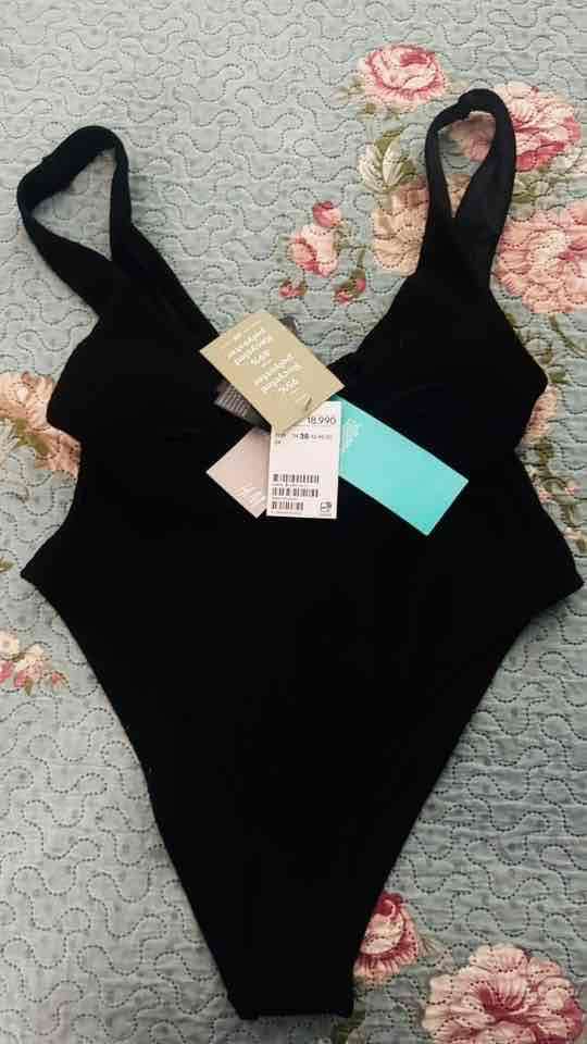 Traje de baño  negro nuevo - miniatura 1