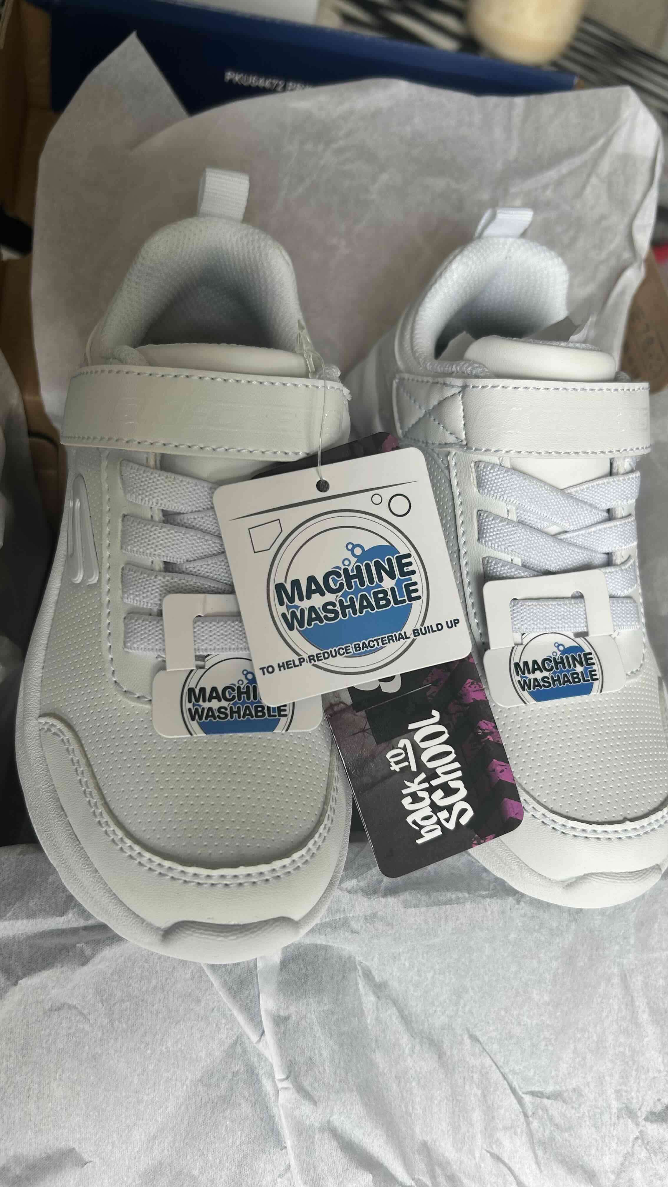 Zapatillas Skeachers blancas lavables - miniatura 1