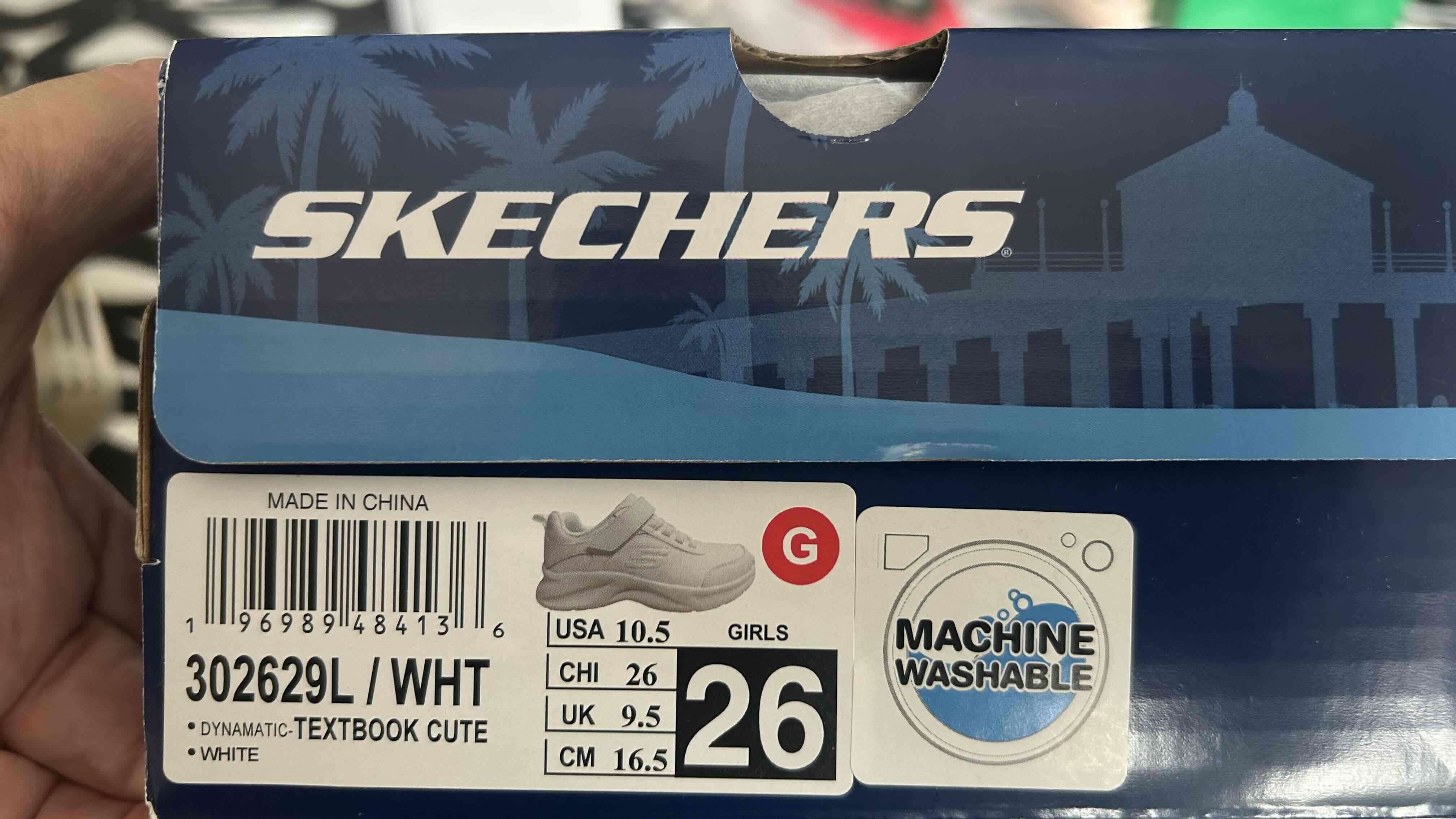 Zapatillas Skeachers blancas lavables - miniatura 4