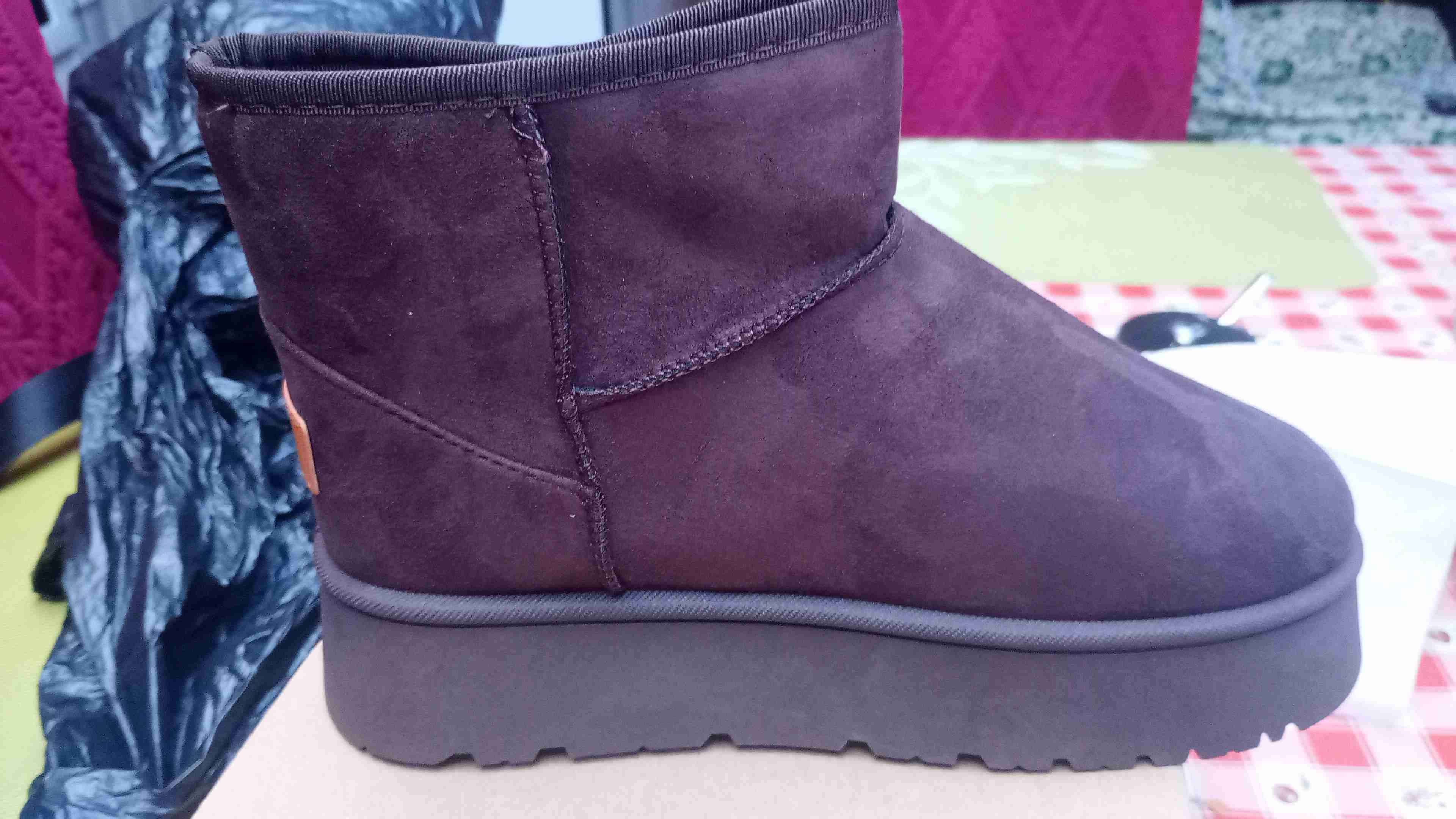 Botines de gamuza marrón