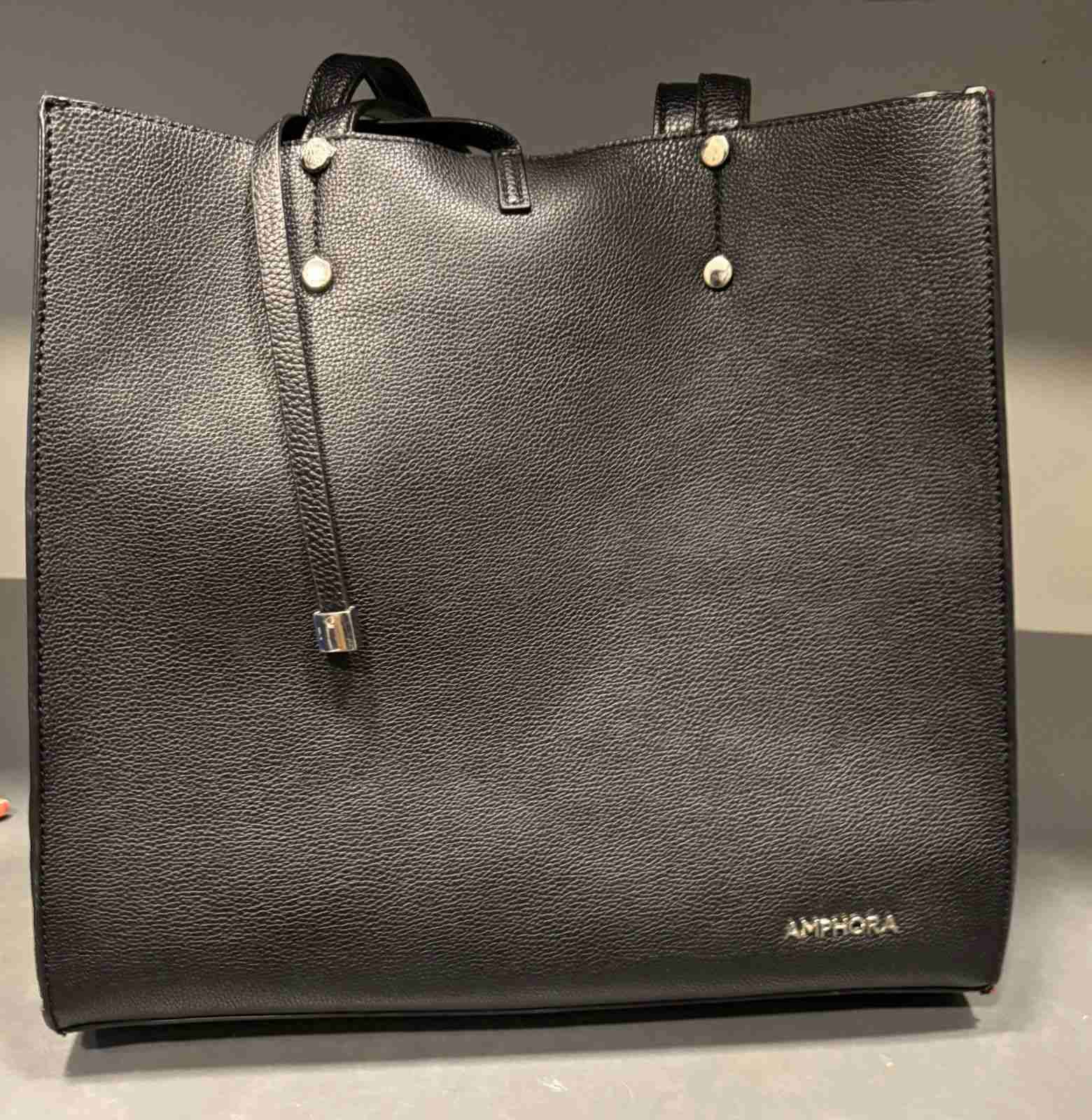 Bolso Negro Amphora - 1