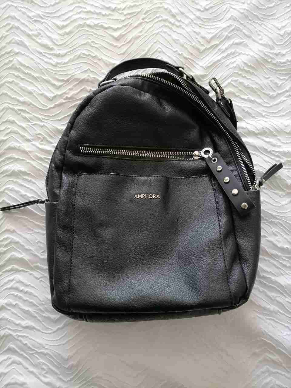 Mochila Negra Amphora - 1