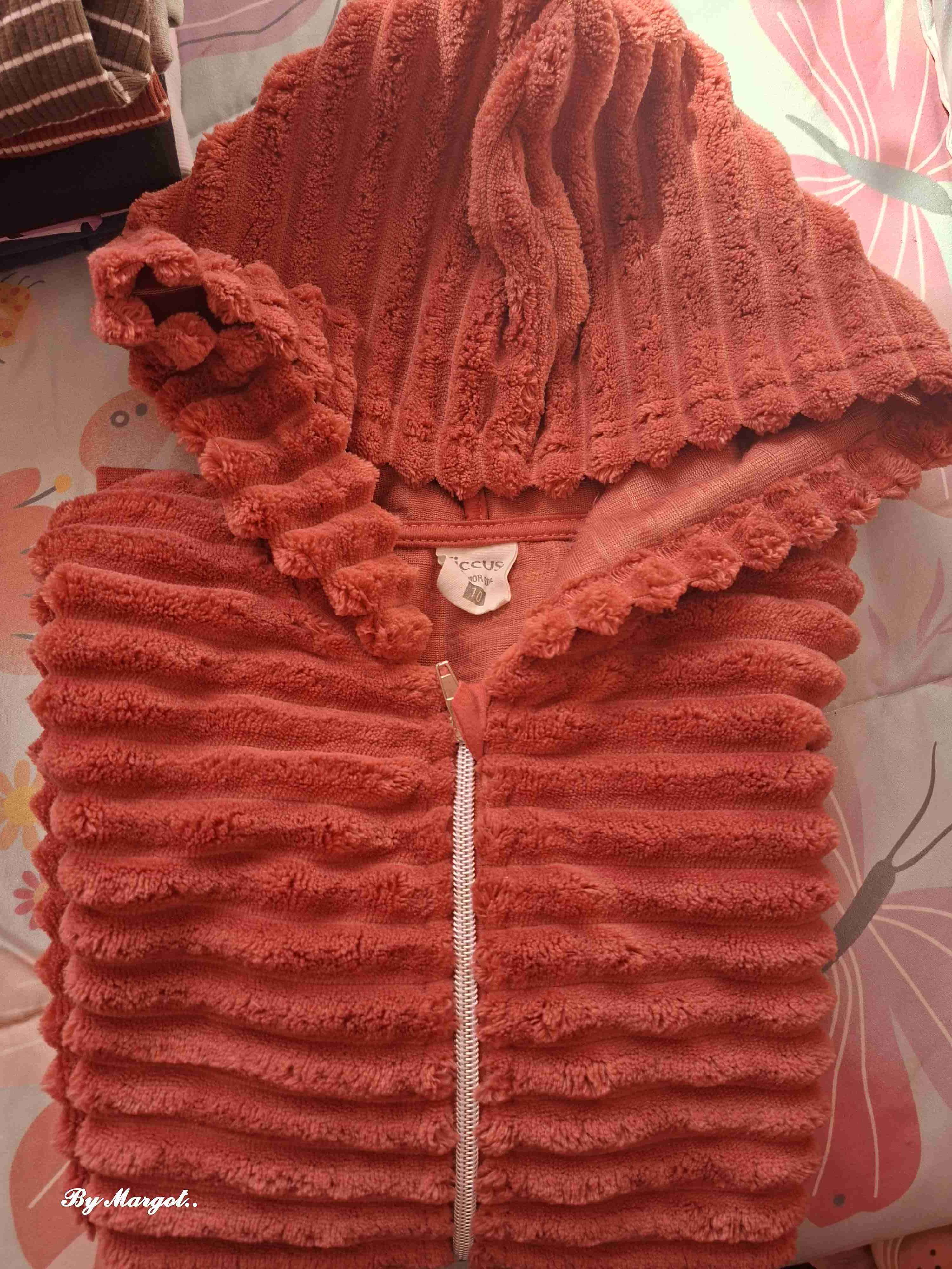 Poleron de niña marca Ficcus  coral - miniatura 1