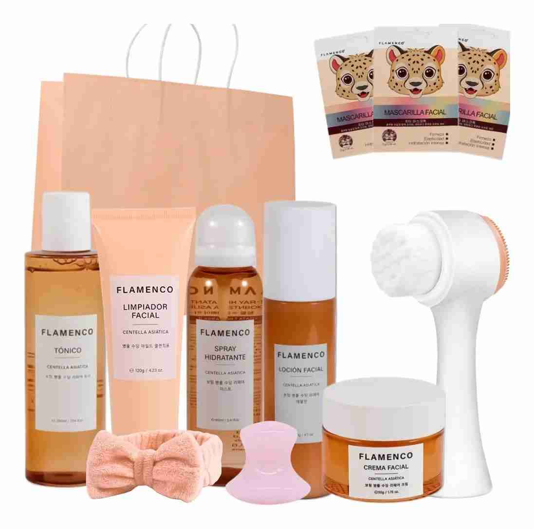 Set cuidado facial Flamenco Centella