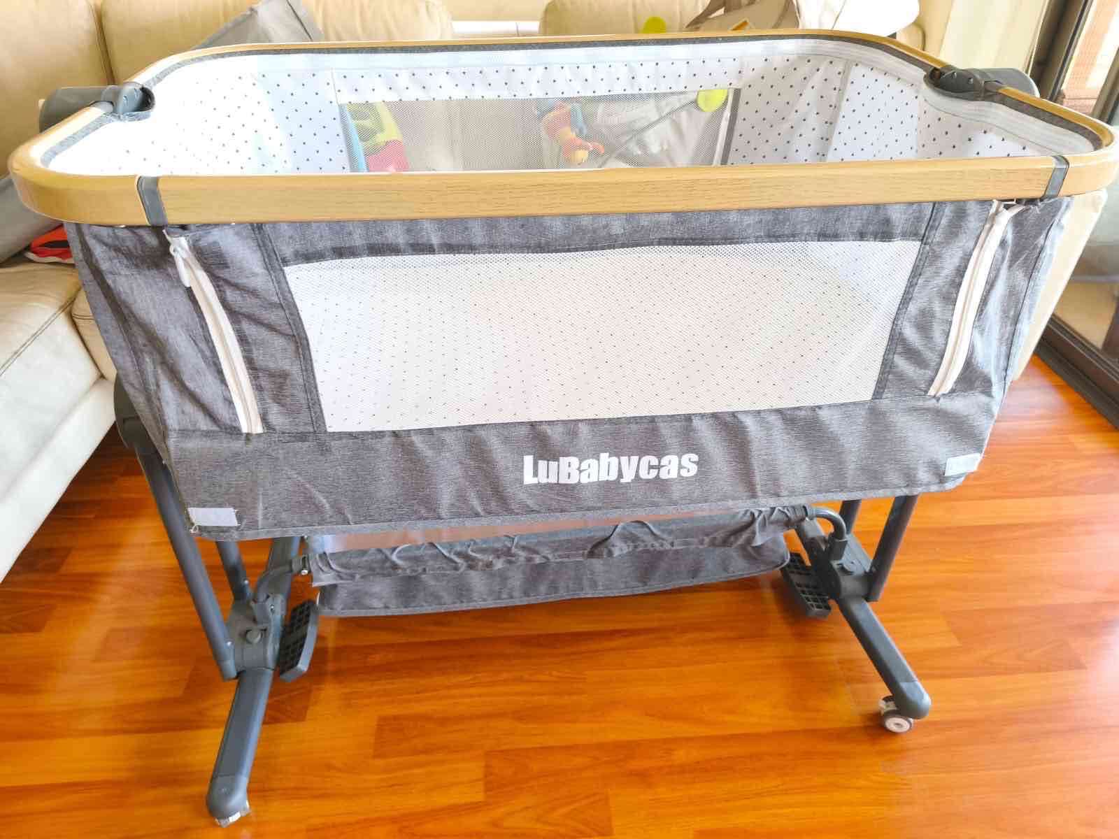 Cuna colecho gris LuBabycas - 1