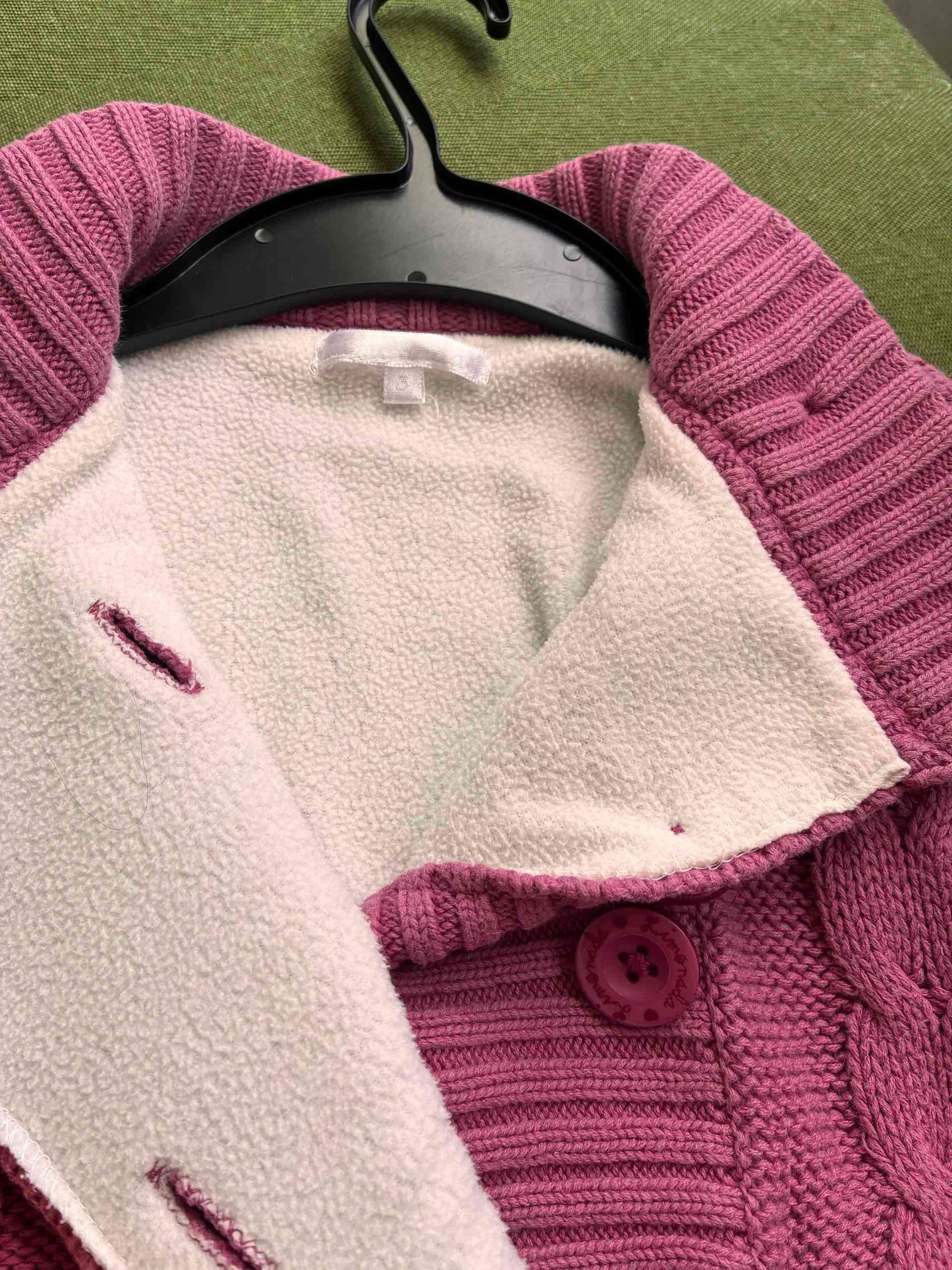 Chaleco rosado niña talla 3 limonada - 3