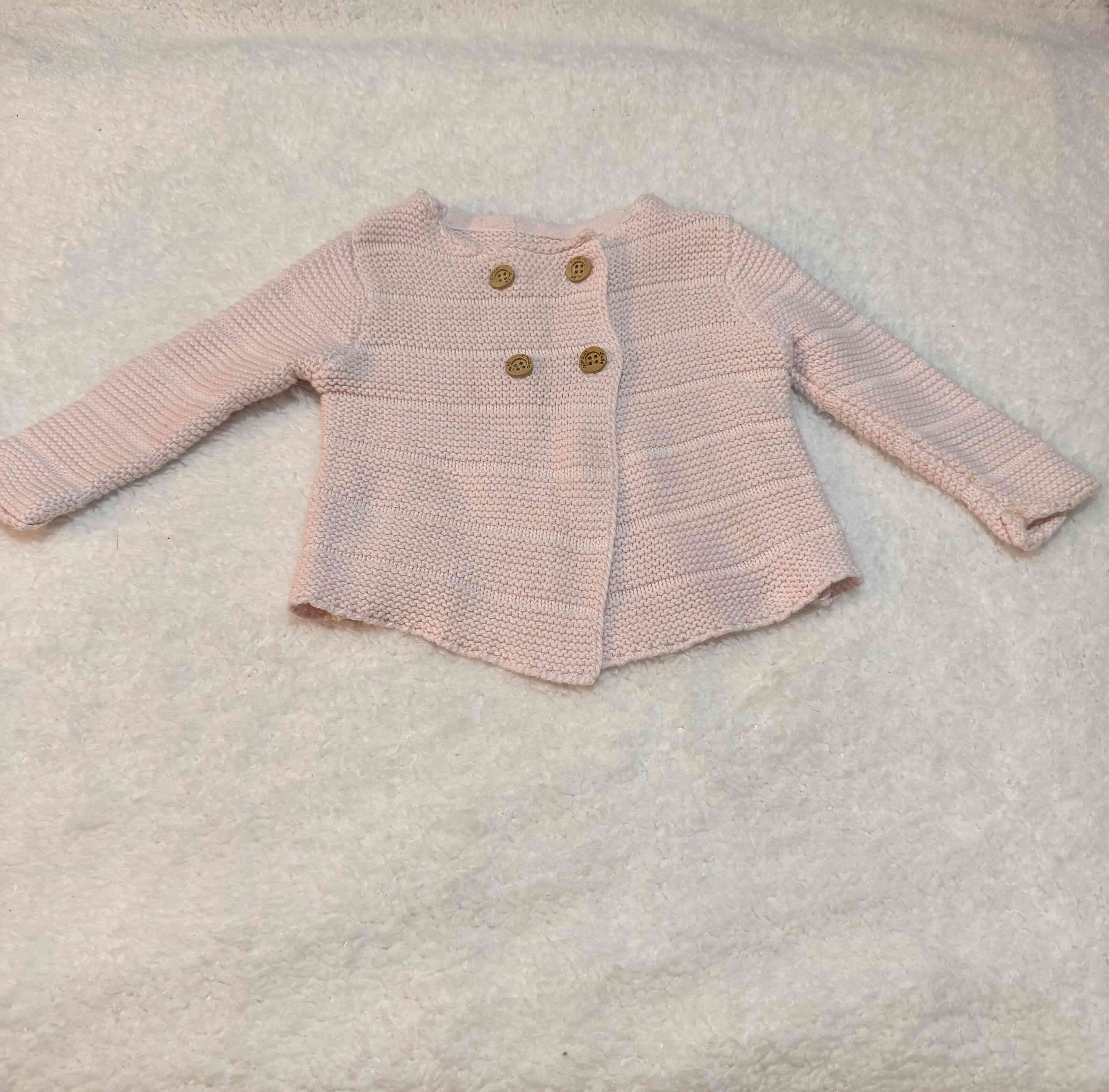 Polera bebé rosa con conejo - 6