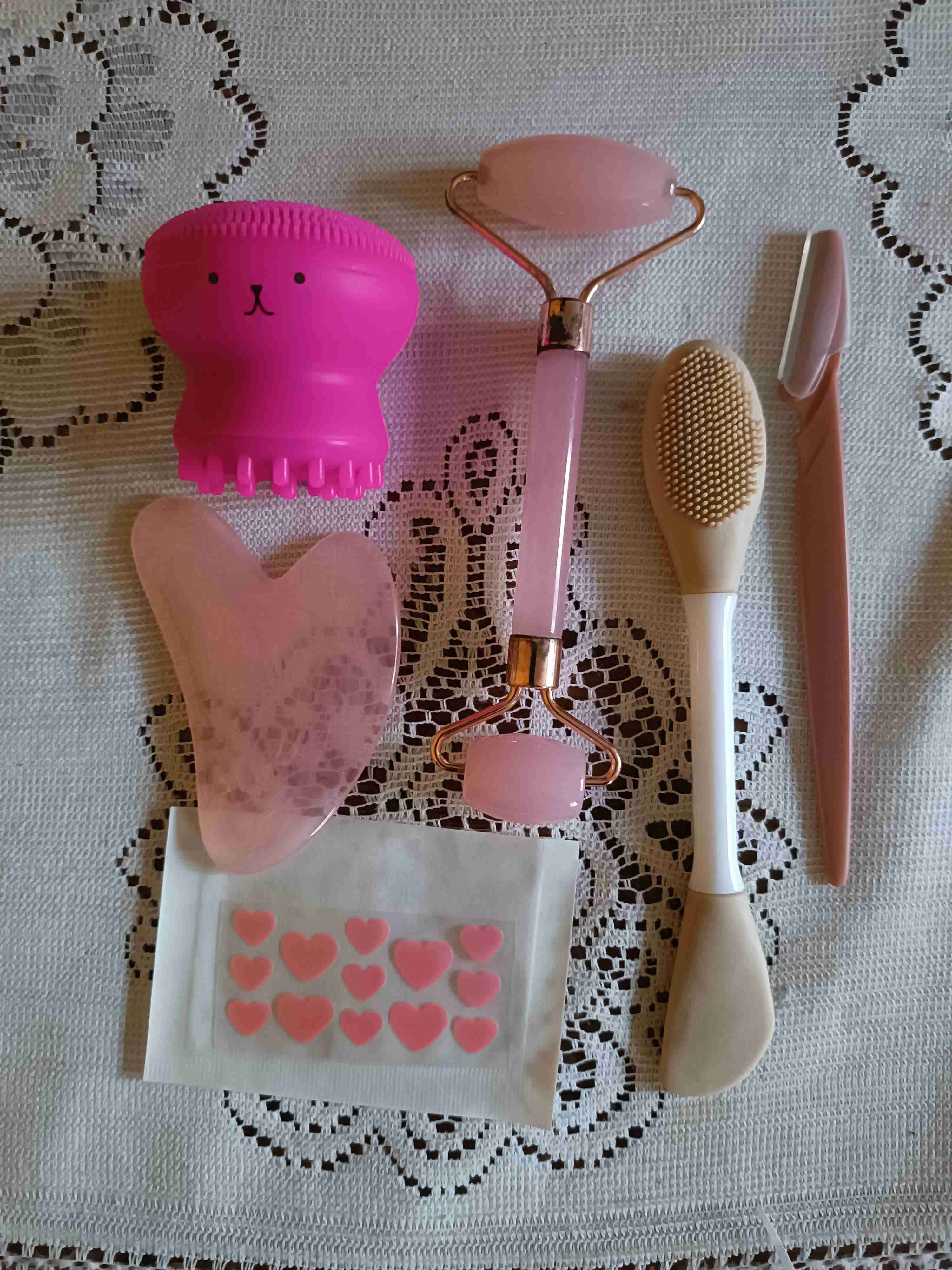 Set de cuidado facial rosa - miniatura 2