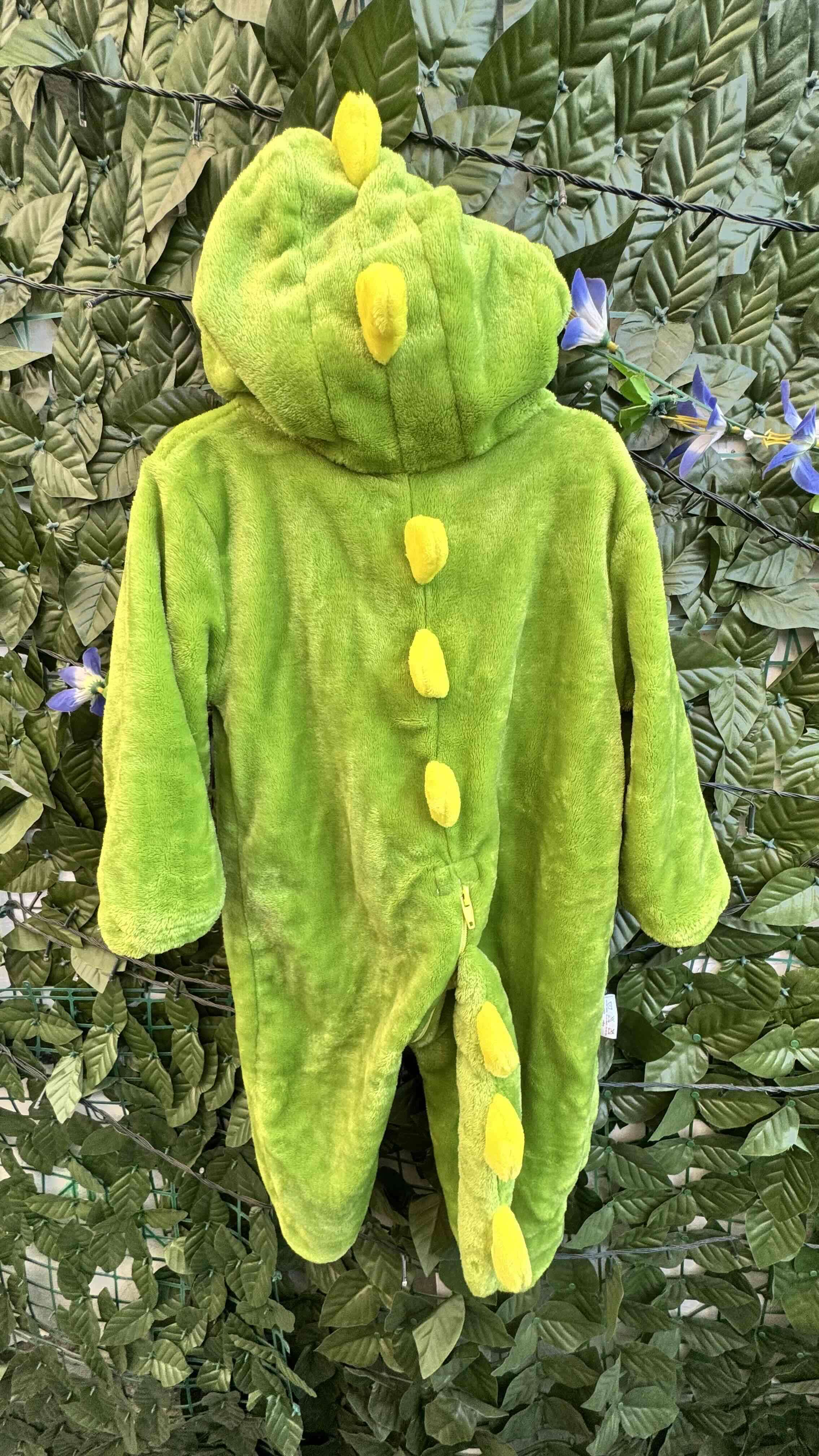 Disfraz de dinosaurio verde - miniatura 2