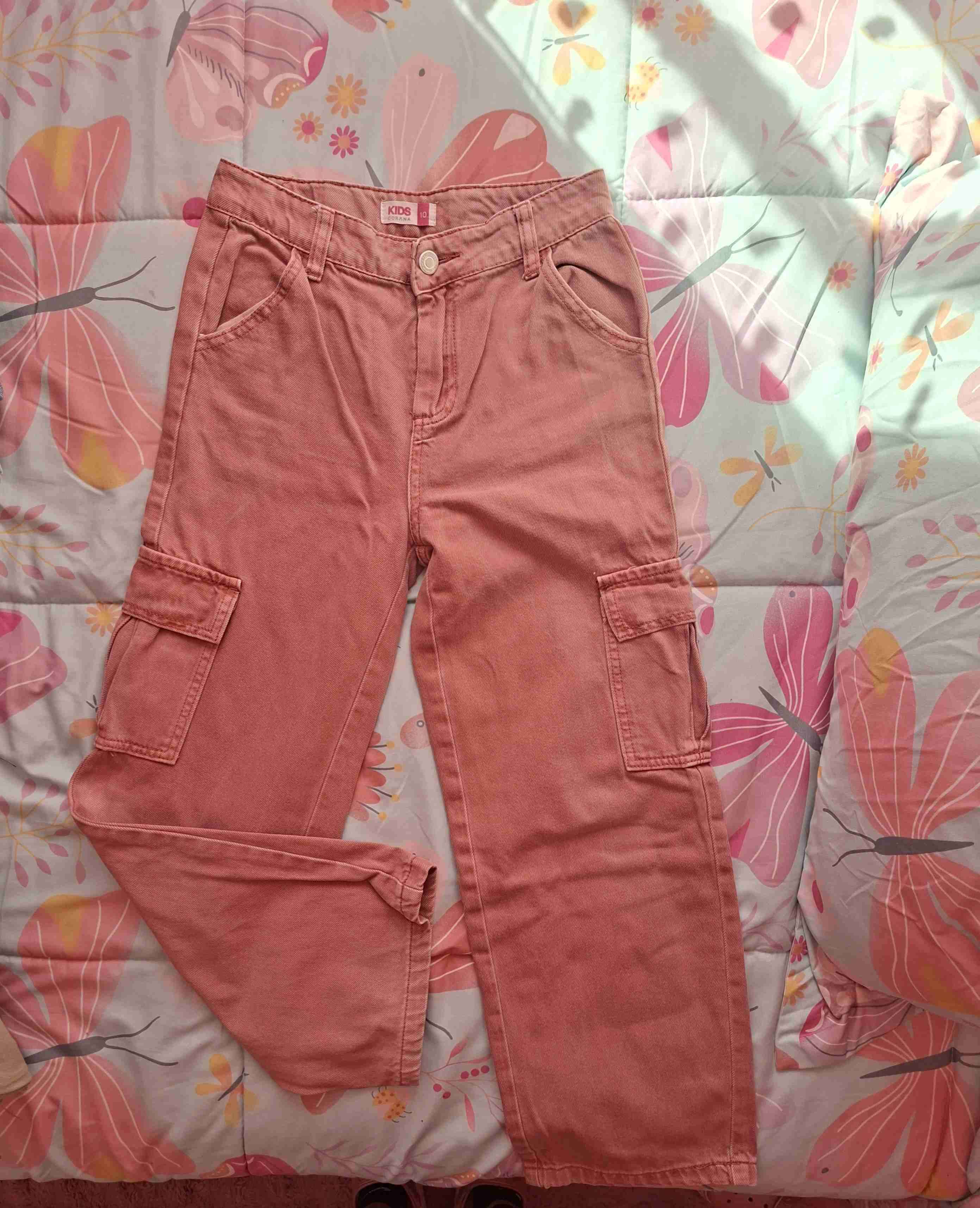 Pantalones cargo color rosa - miniatura 2