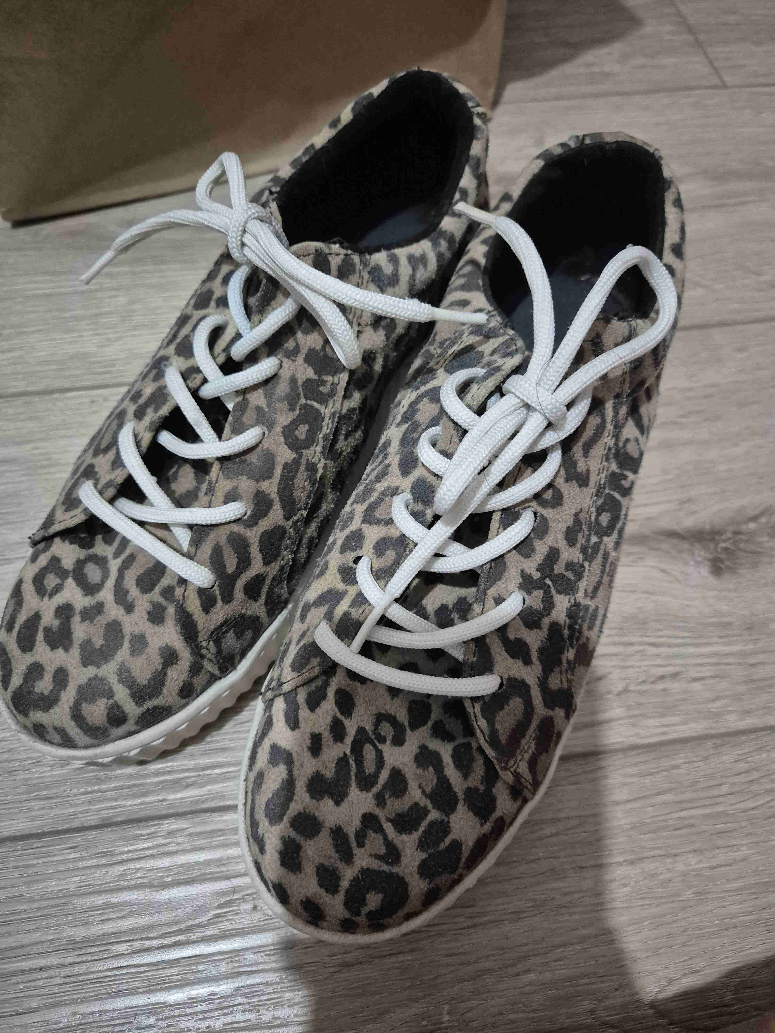 Zapatillas estampado leopardo cuero - miniatura 5