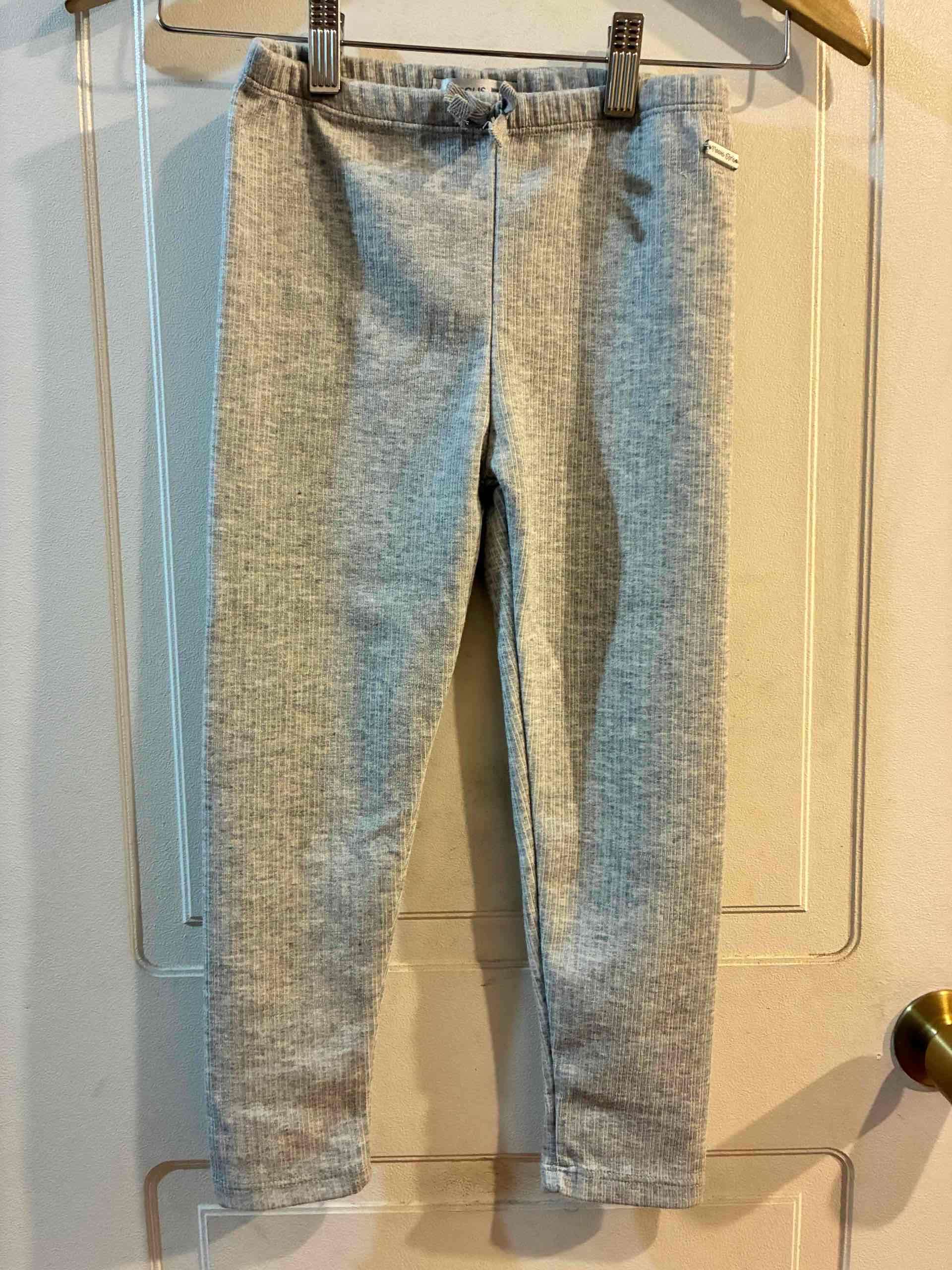 Pantalones ficcus verde musgo y gris acanalados - miniatura 2