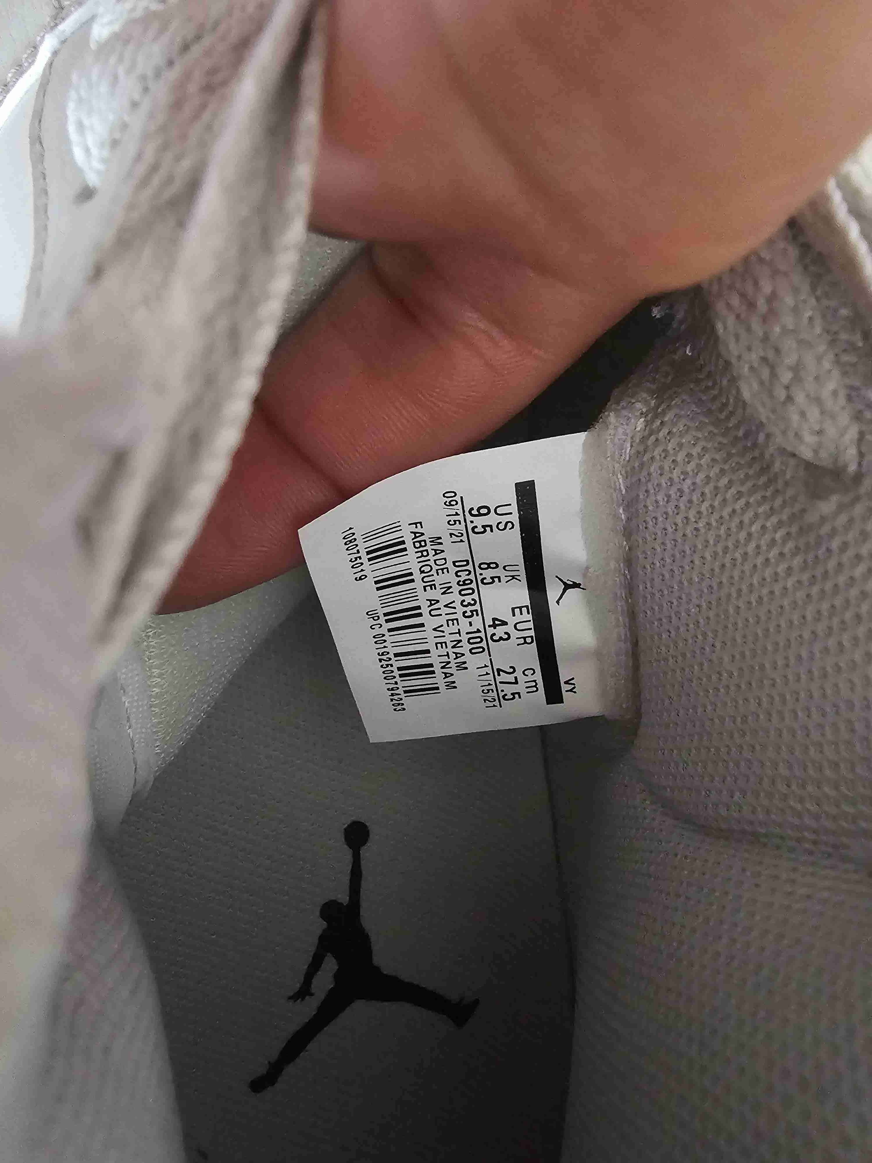 Zapatillas blancas Air Jordan - miniatura 6