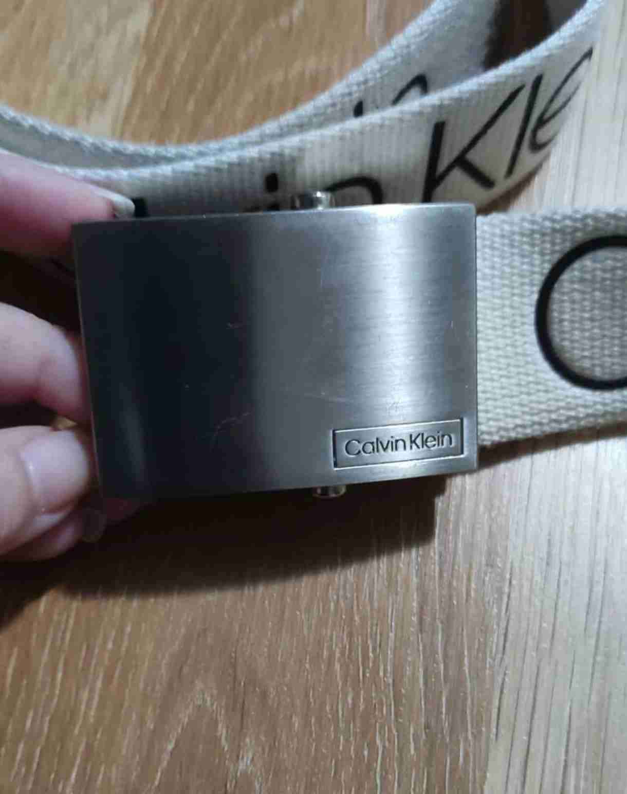 Cinturón Calvin Klein blanco - 2