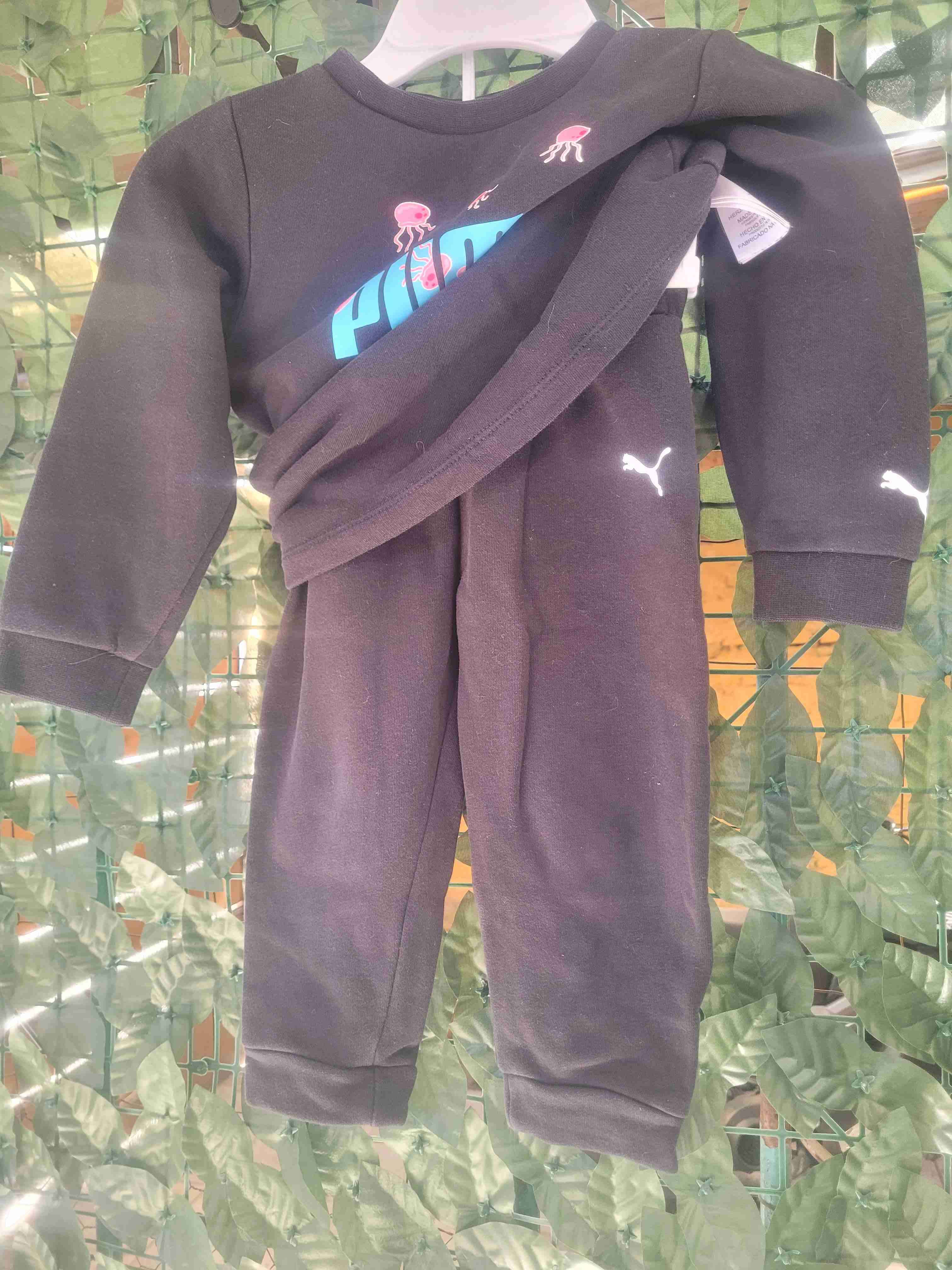 Conjunto infantil negro estampado - miniatura 2