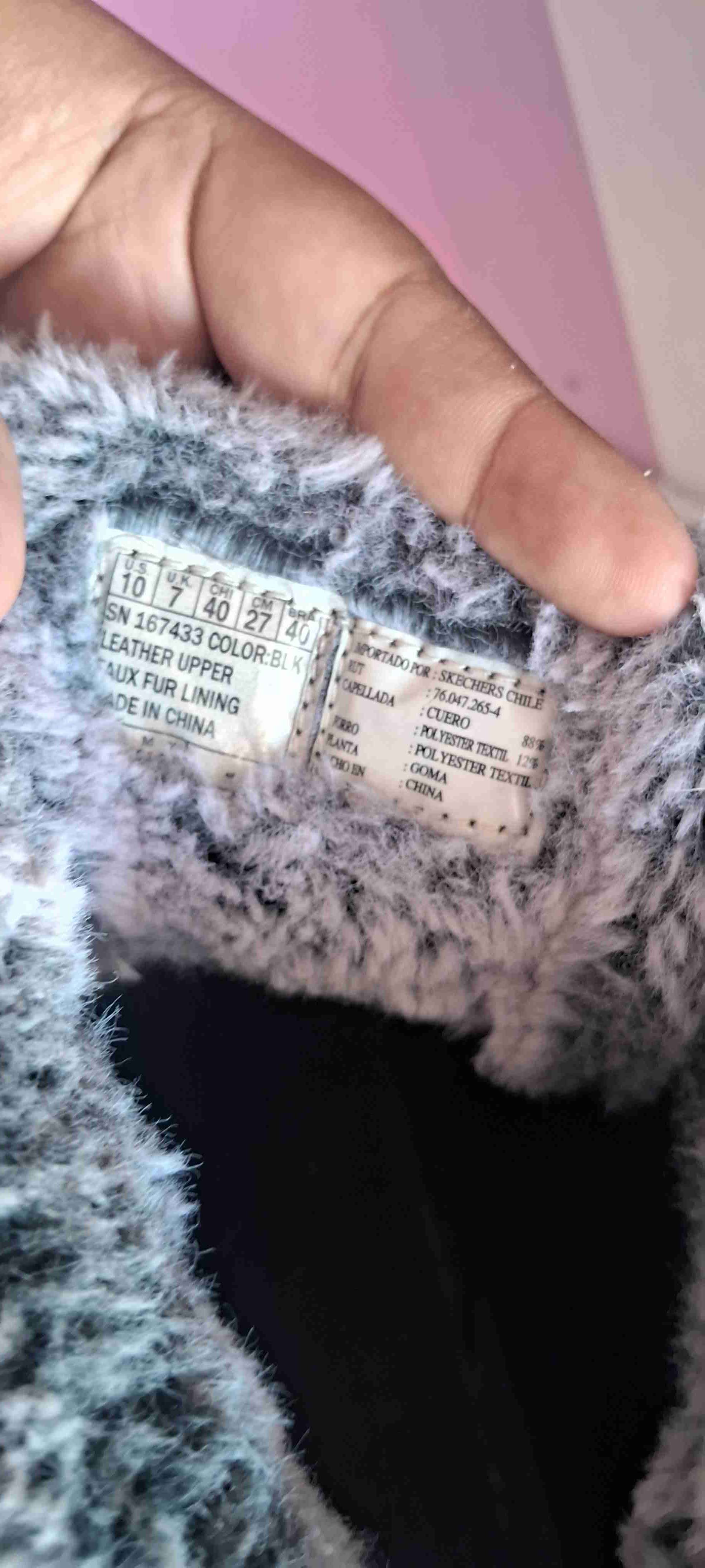 Zapatillas negras Skechers con forro - 4