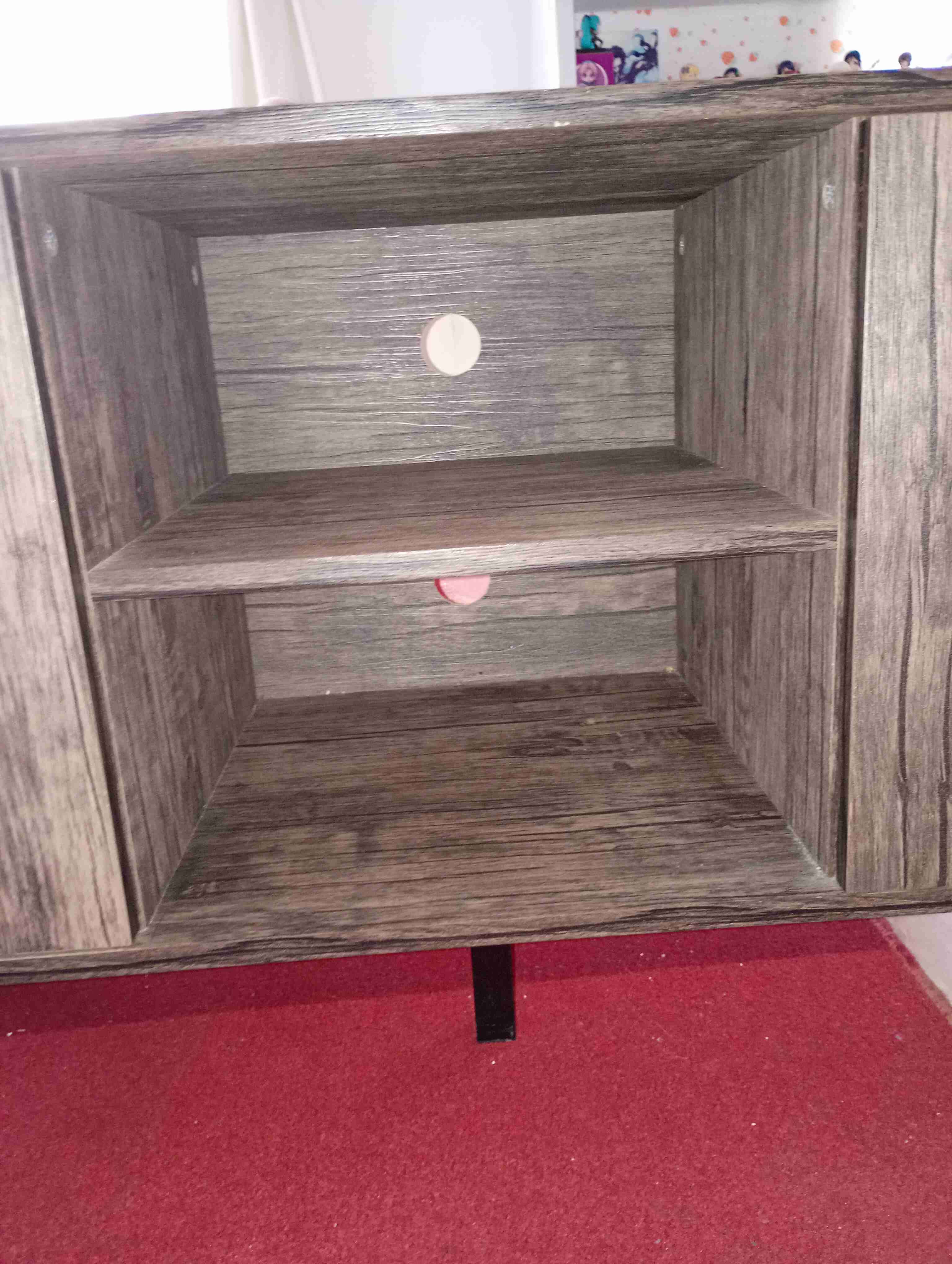 Rack TV de madera oscura - miniatura 4