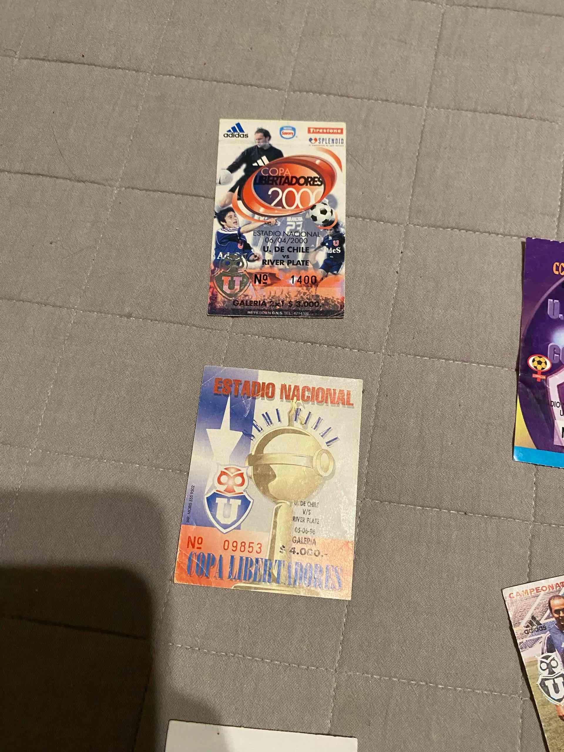 Colección de entradas (boletos) de U de Chile 1994 - miniatura 2