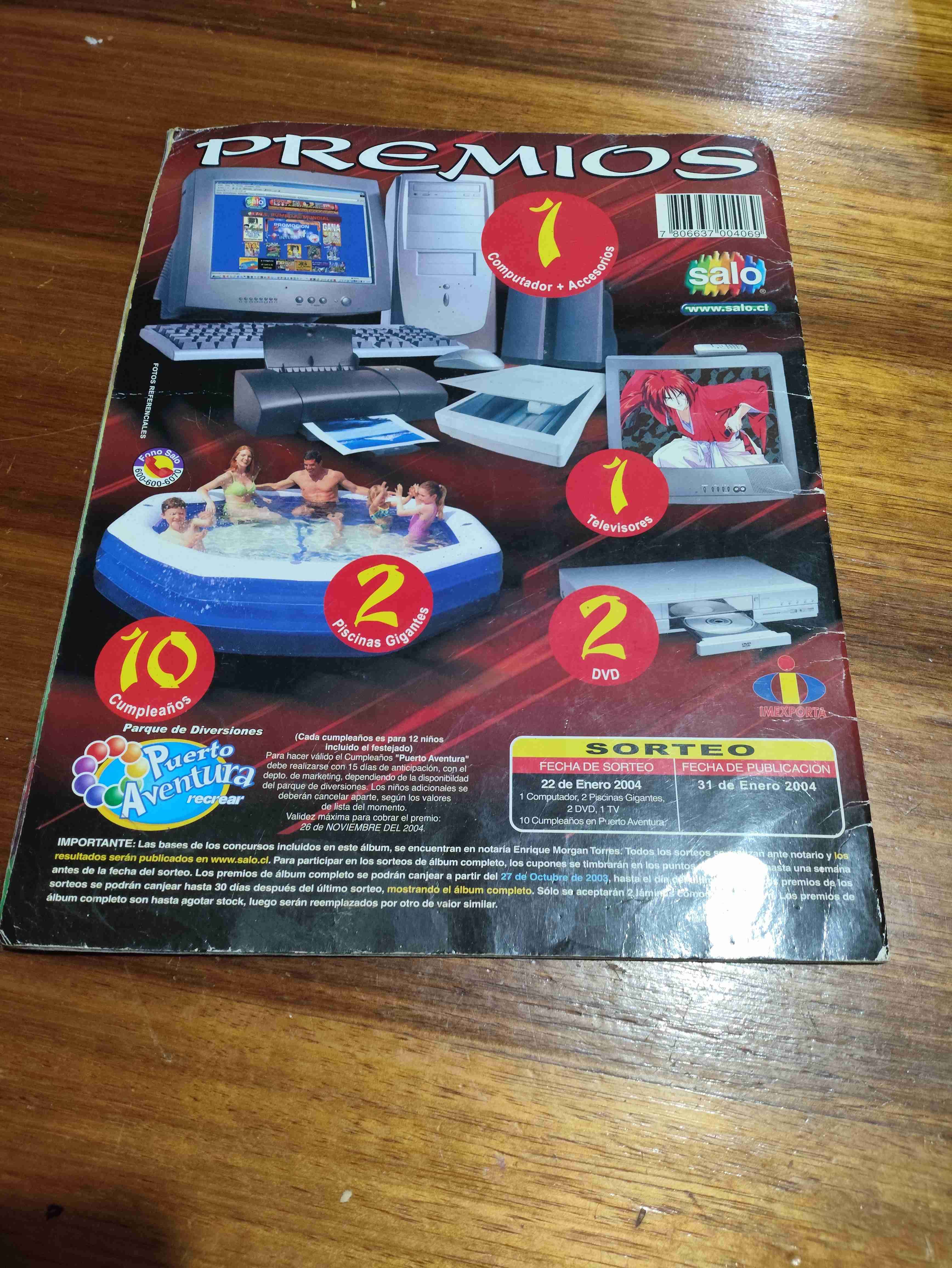 Álbum Samurai X 2004 época SALO - miniatura 2