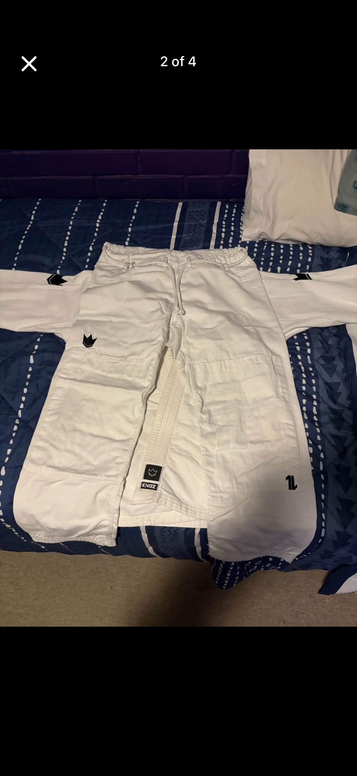 Gi Jiu Jitsu Blanco Kingz One A1L - miniatura 2