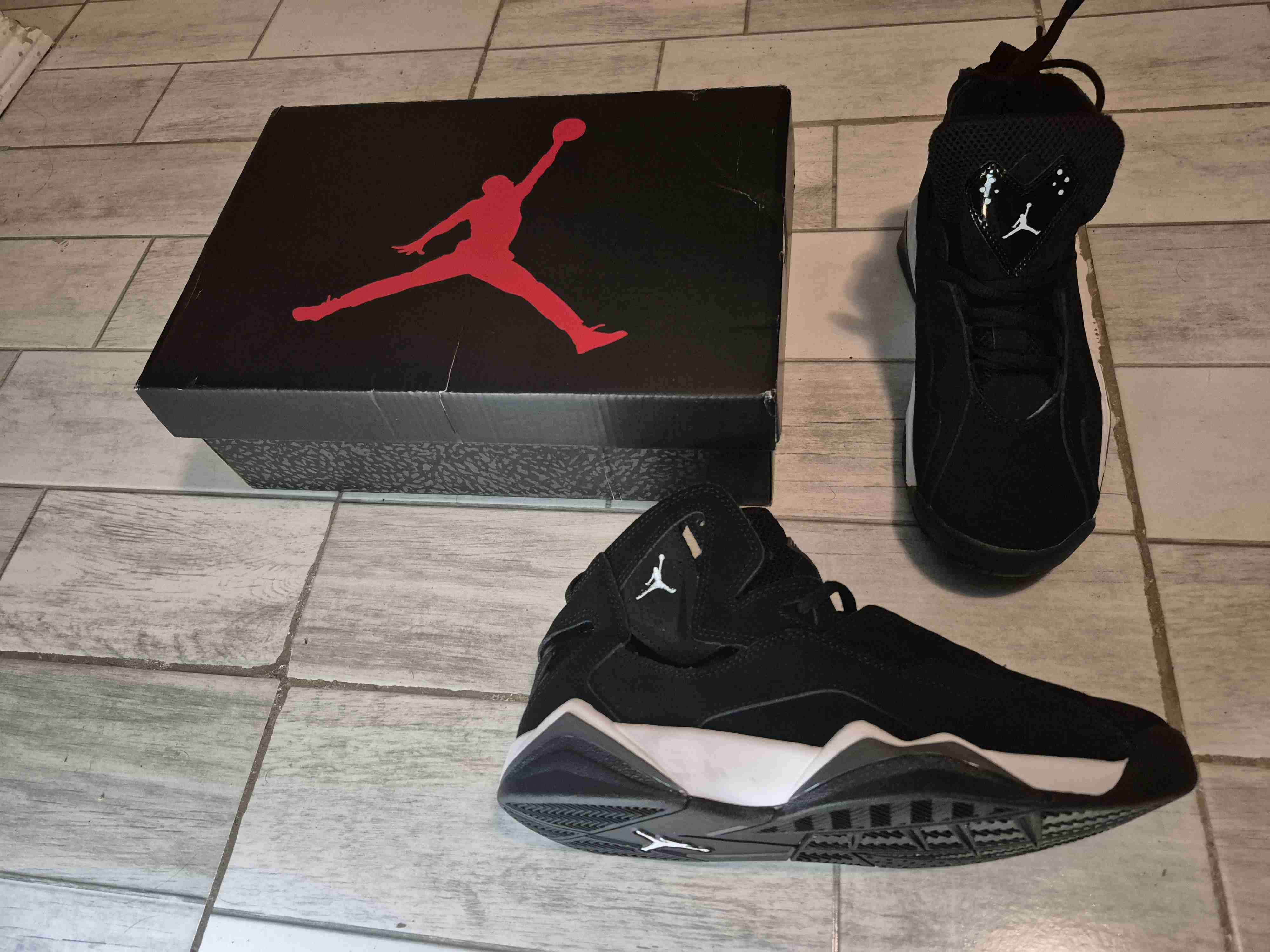 🔥 jordan negras estilo basket- con caja🔥 - miniatura 6