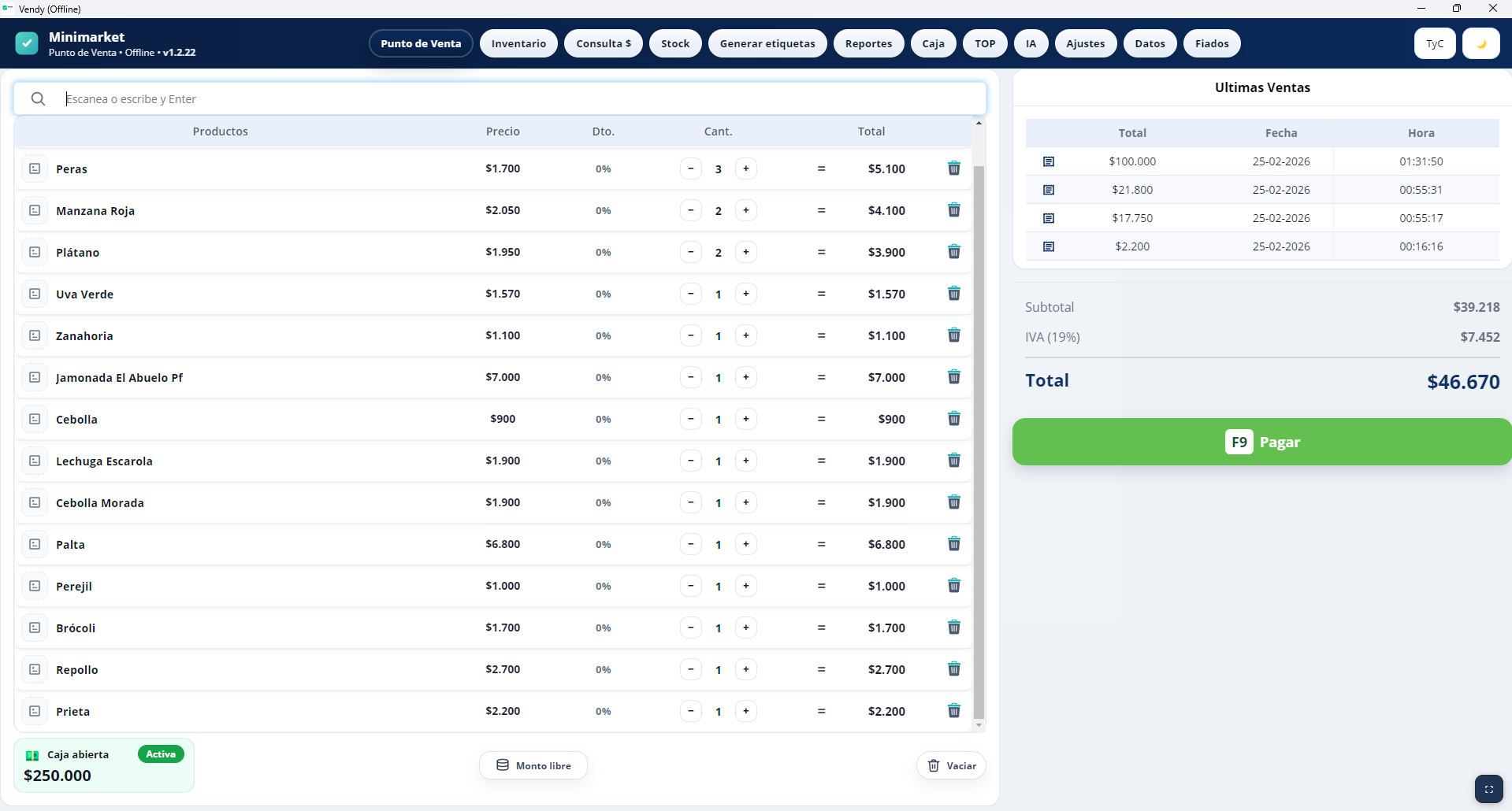 Sistema Punto De Venta Comercio-Gastronomía (mes) - miniatura 4