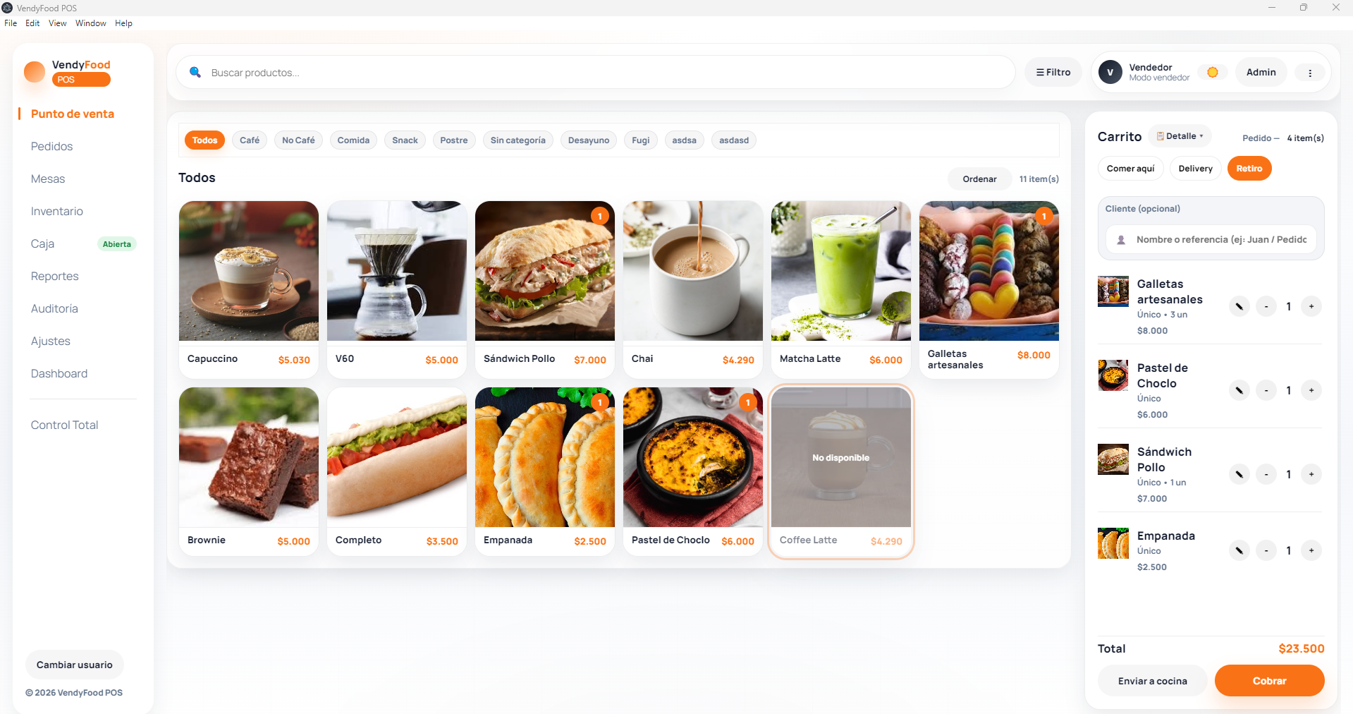 Sistema Punto De Venta Comercio-Gastronomía (mes) - miniatura 5