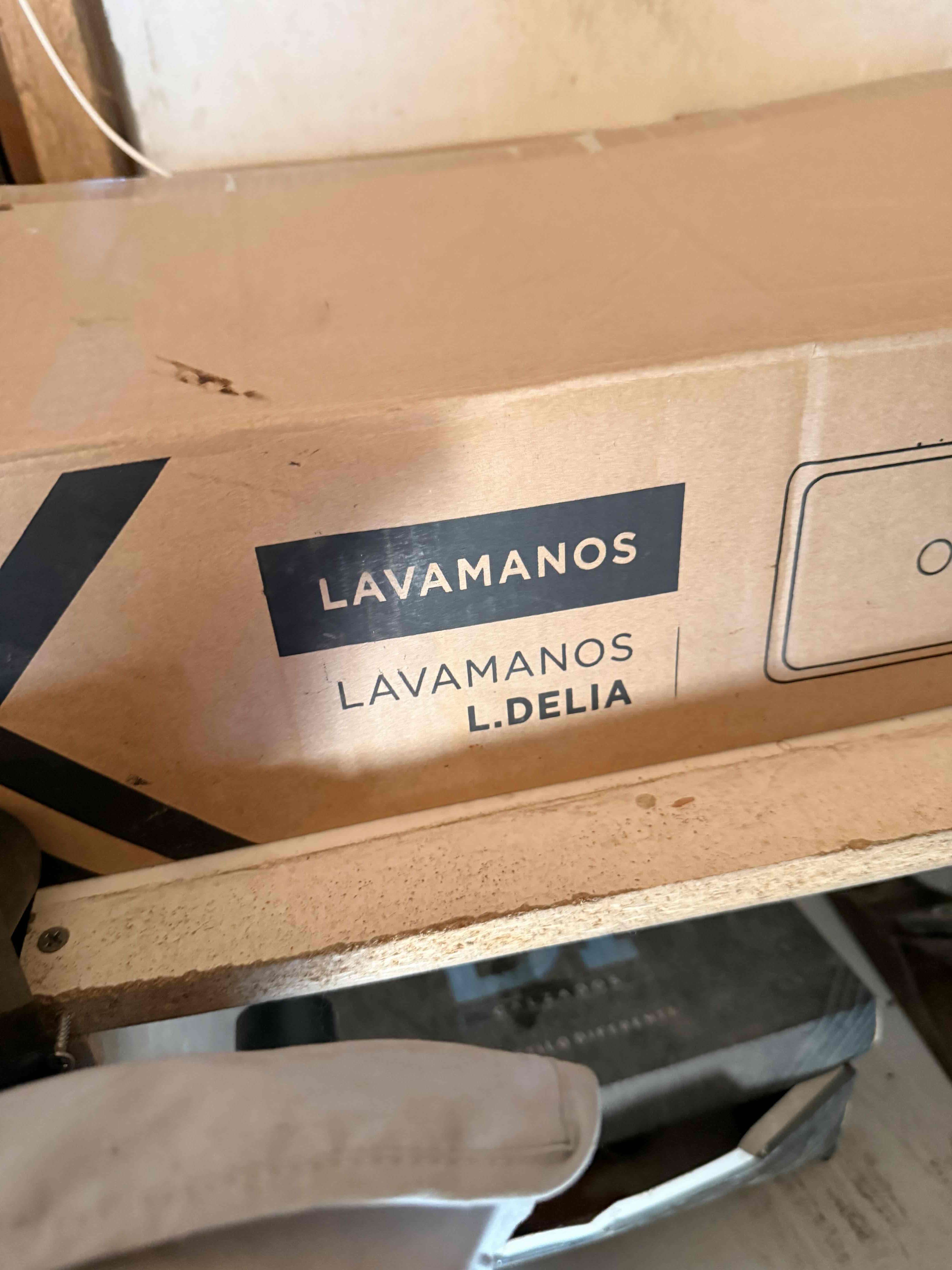 Lavamanos rectangular blanco - miniatura 2