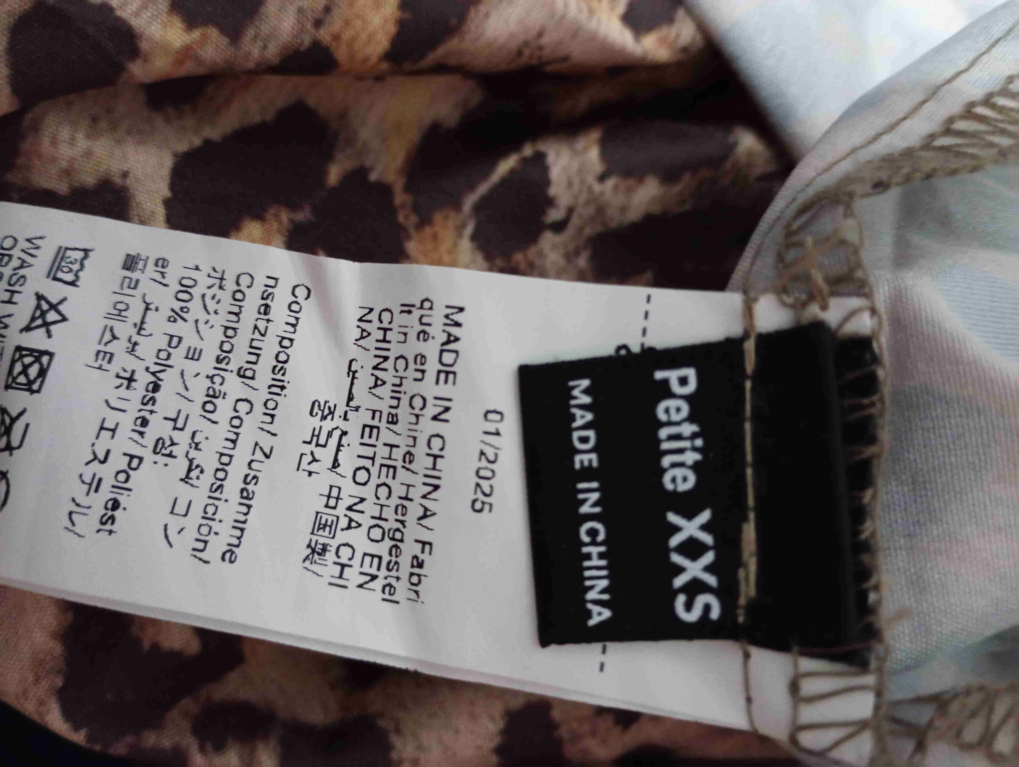 Vestido animal print - miniatura 3