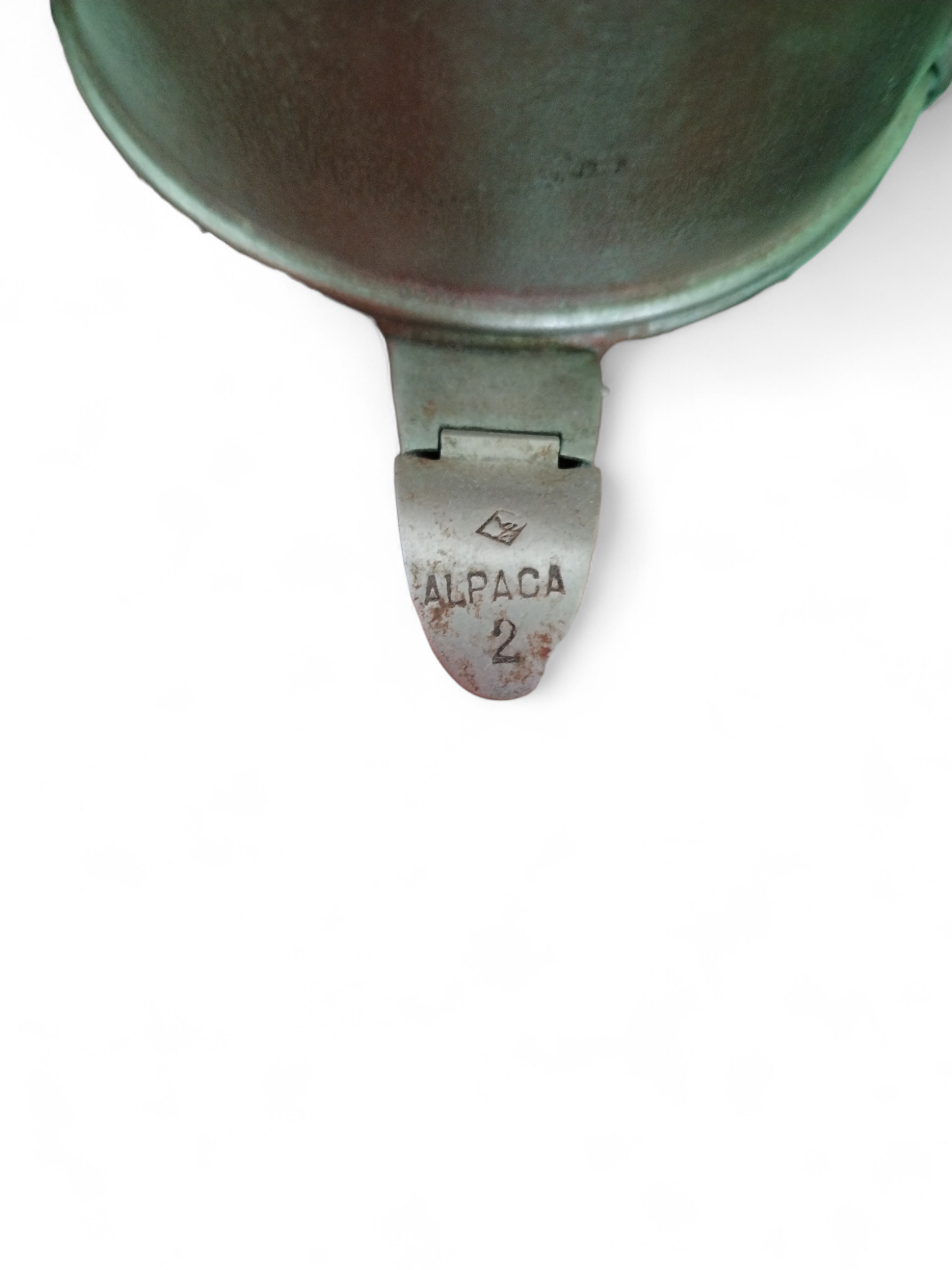 Cafetera de Alpaca Antigua - miniatura 3