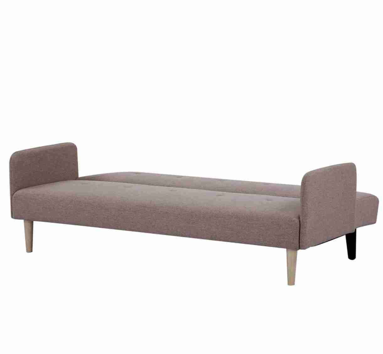 Sofá beige acolchado - miniatura 3