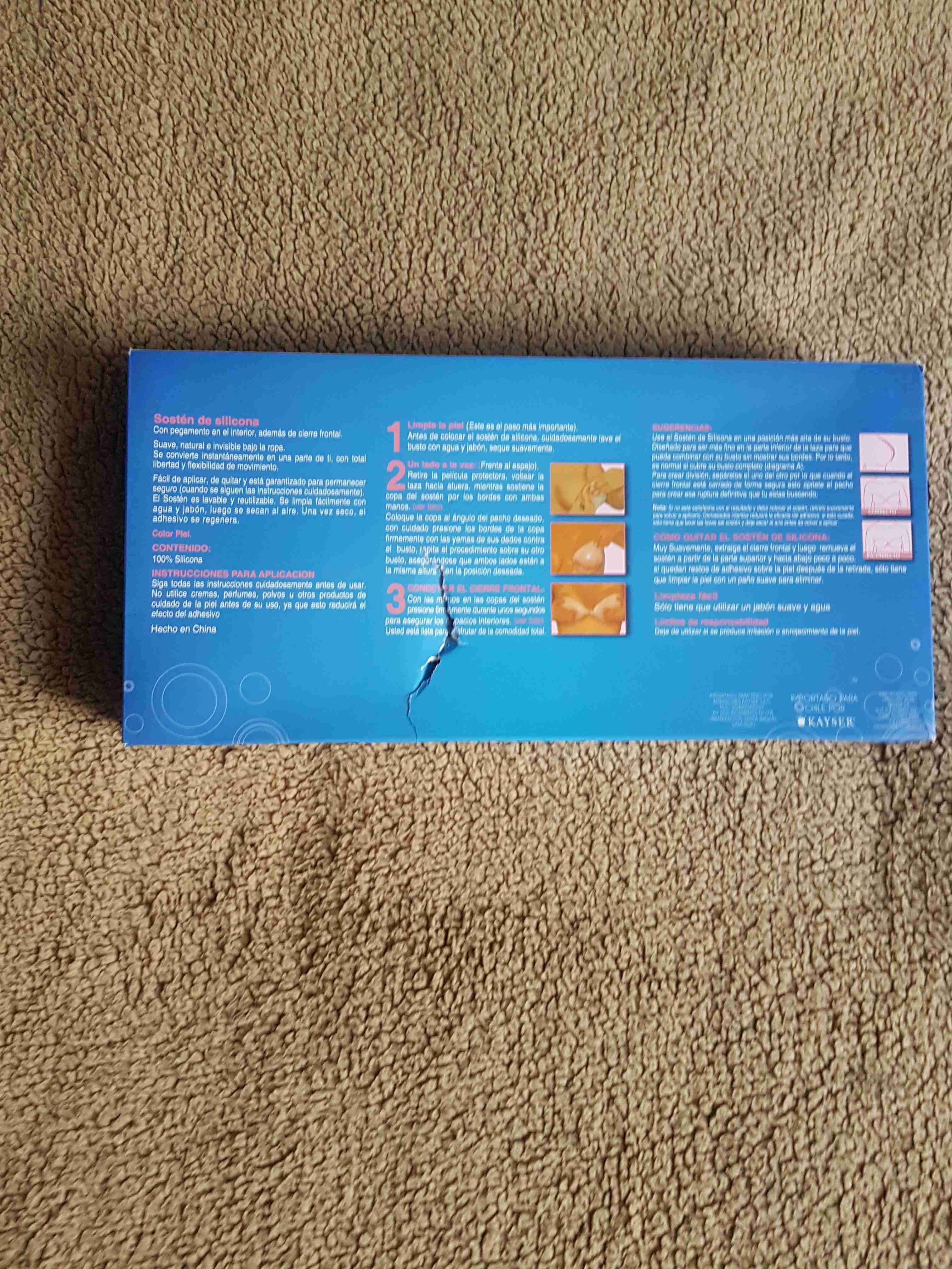 SOSTEN SILICONA CON BROCHE DELANTERO Marca Kayser - miniatura 5