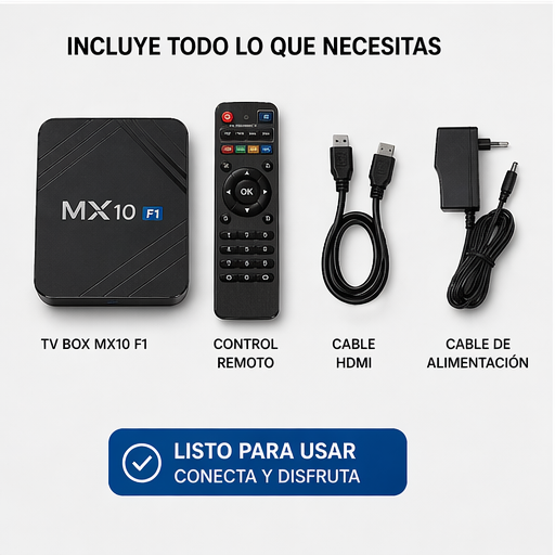 MX10 F1 TV Box 4K Ultra HD Smart Tv - miniatura 4