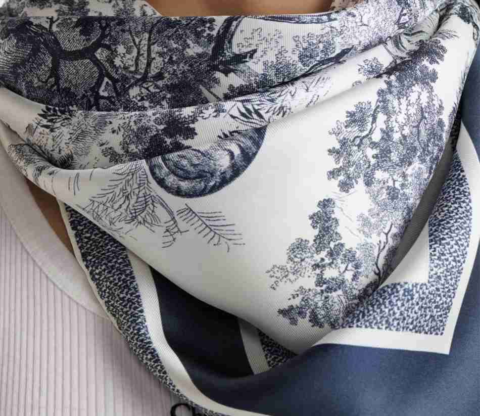 Bufanda Mitzah Christian Dior estampada - miniatura 2