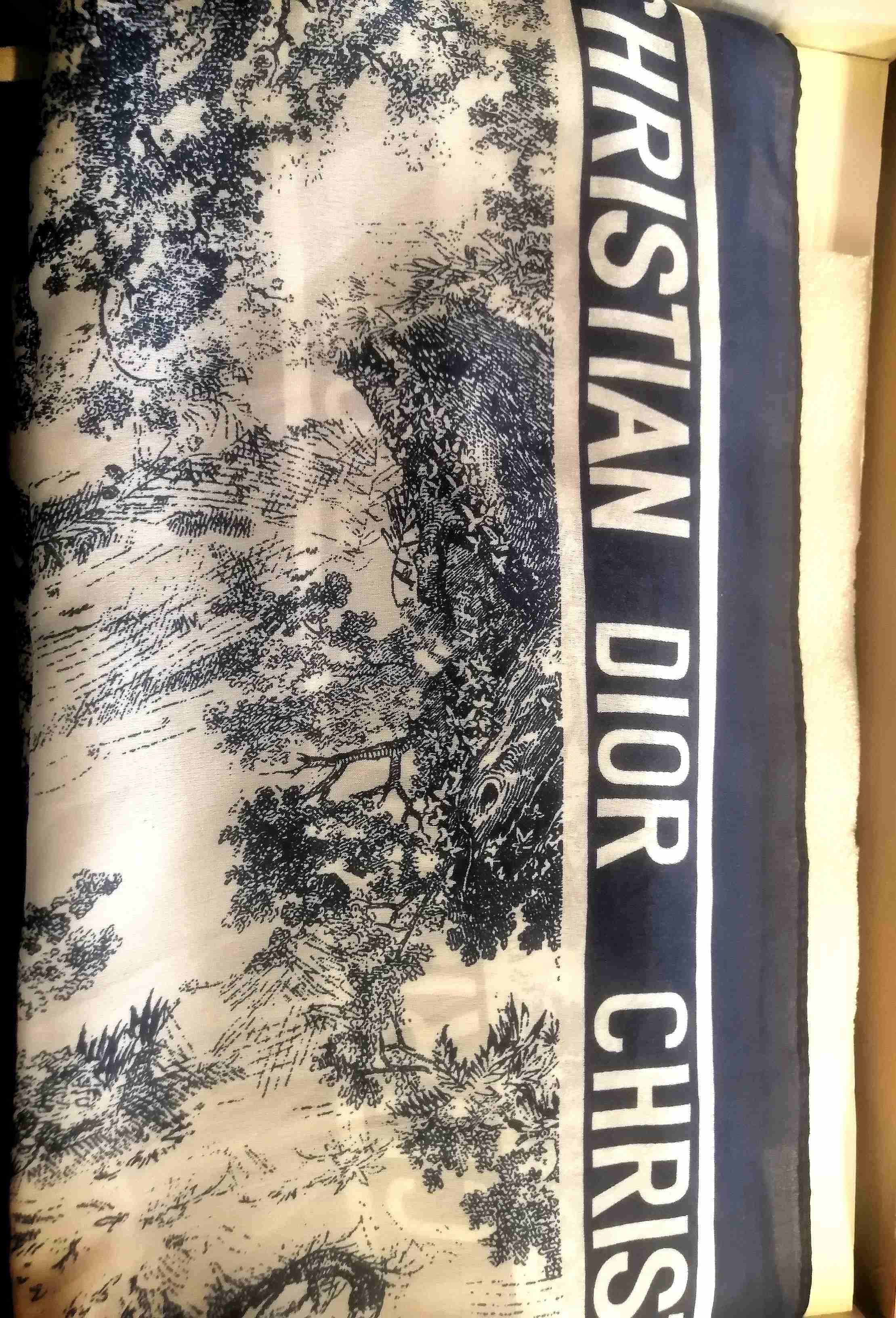 Bufanda Mitzah Christian Dior estampada - miniatura 3