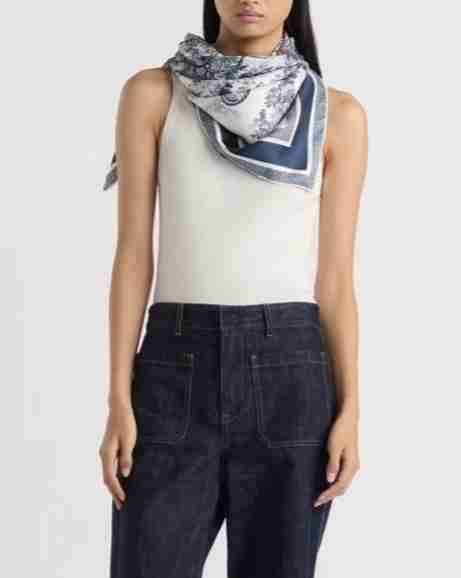 Bufanda Mitzah Christian Dior estampada - miniatura 4