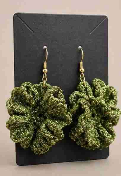 Aros tejidos a crochet - miniatura 4