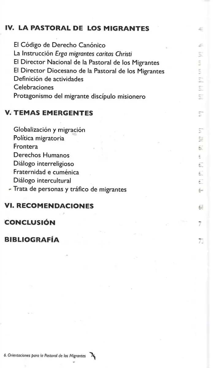 Orientaciones Para La Pastoral De Los Migrantes - miniatura 3