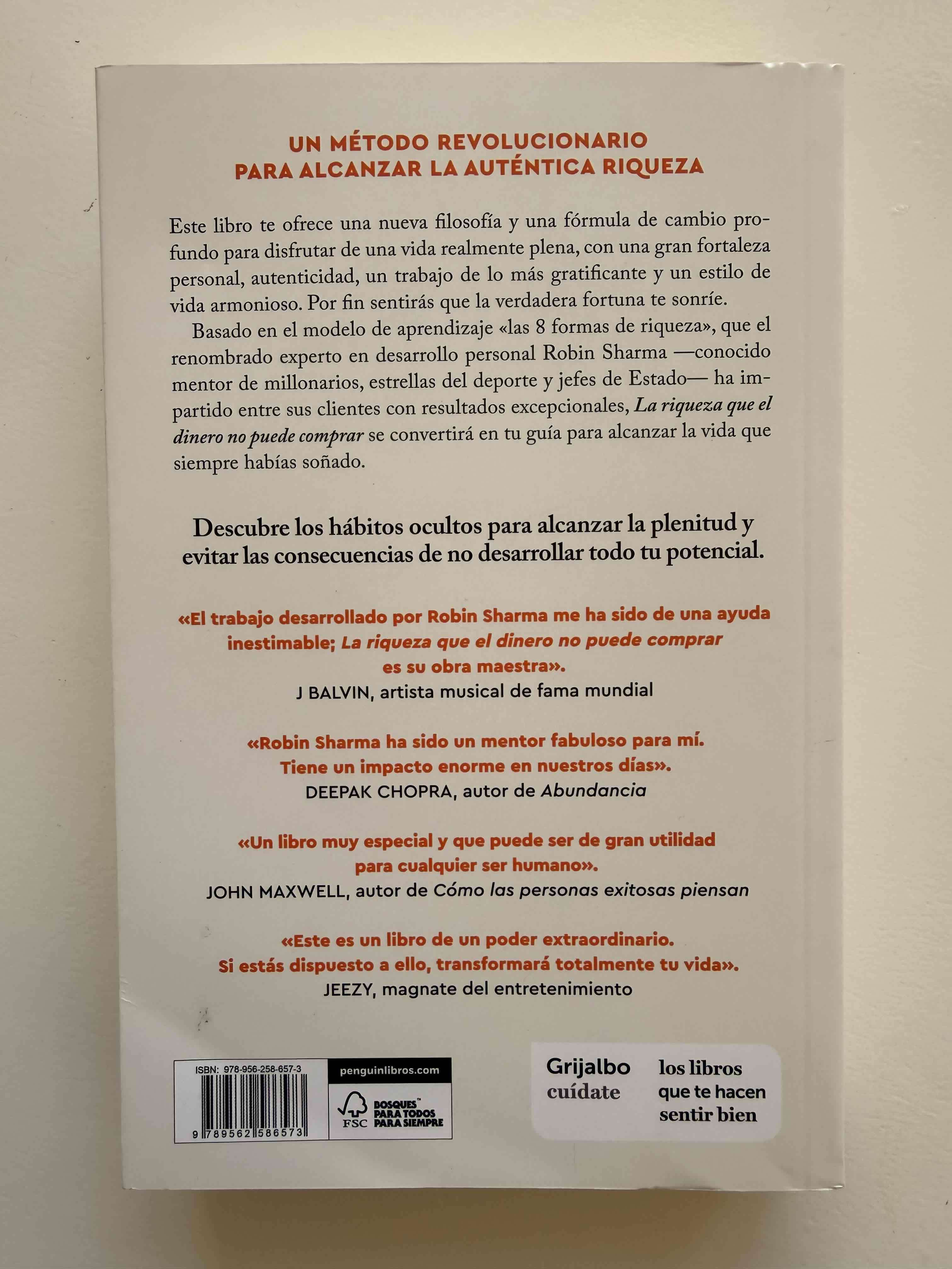 Libro 'La riqueza que el dinero no puede comprar' - miniatura 2