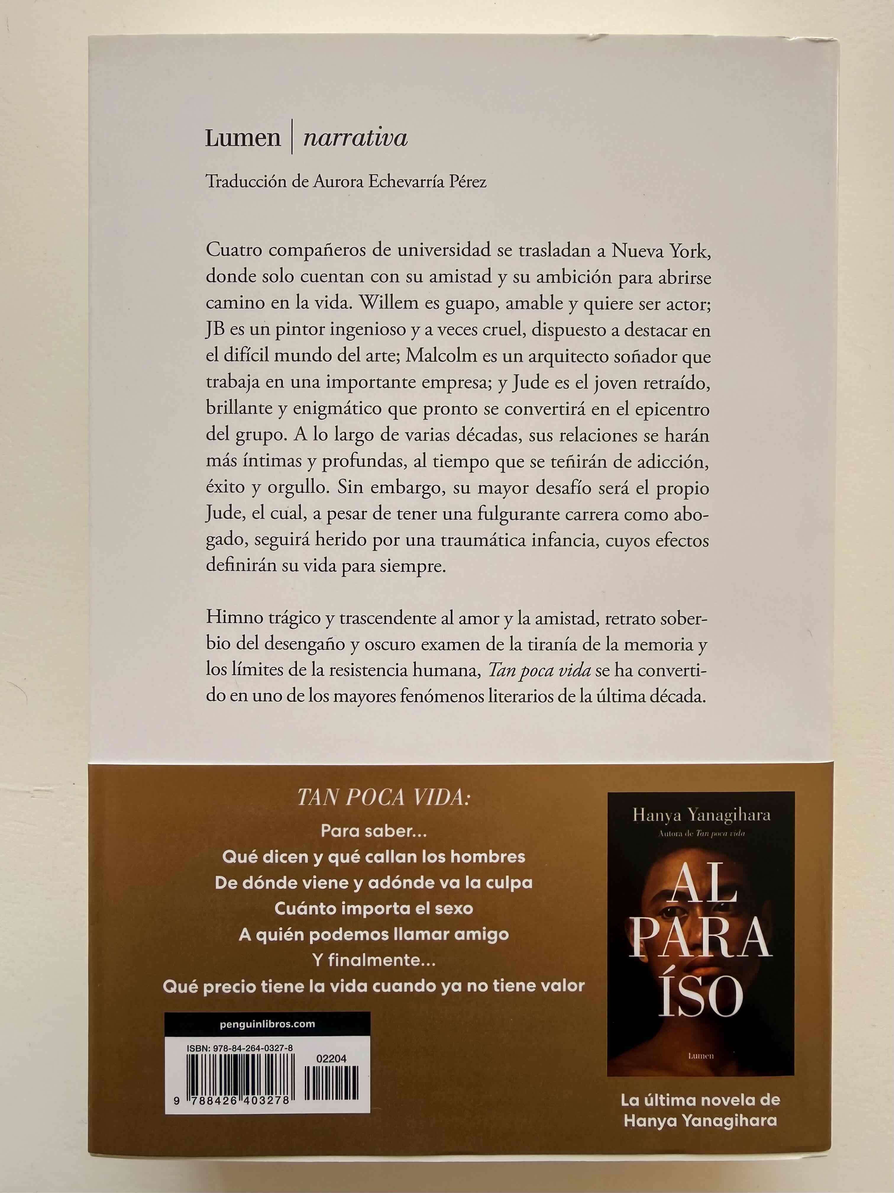 Libro 'Tan Poca Vida' Hanya Yanagihara Tapa Blanda - miniatura 2