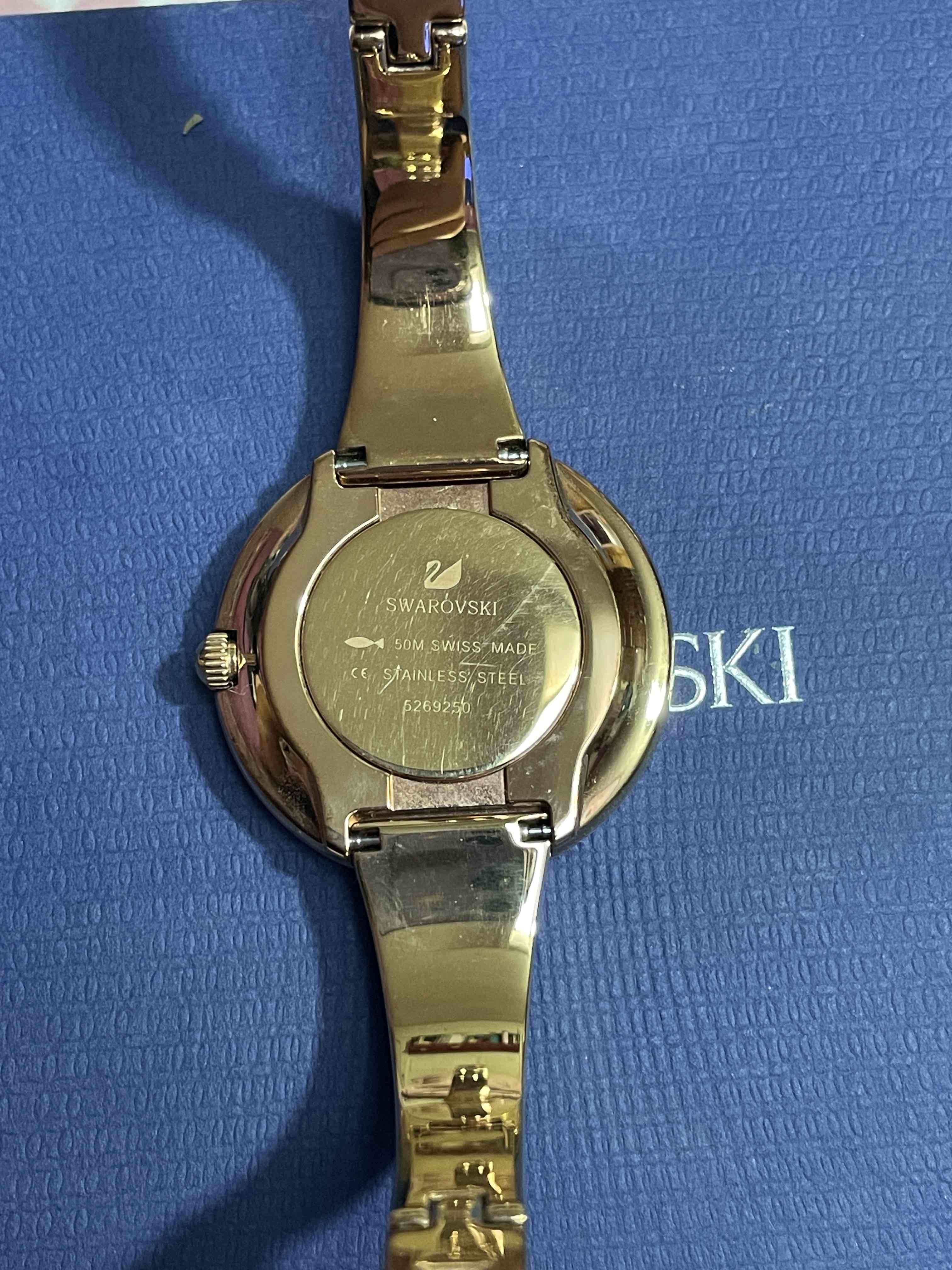 Reloj Swarovski dorado - miniatura 4