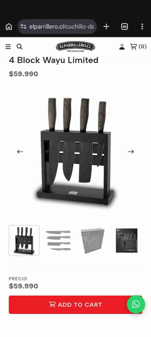 Set de cuchillos Wayu original - miniatura 4