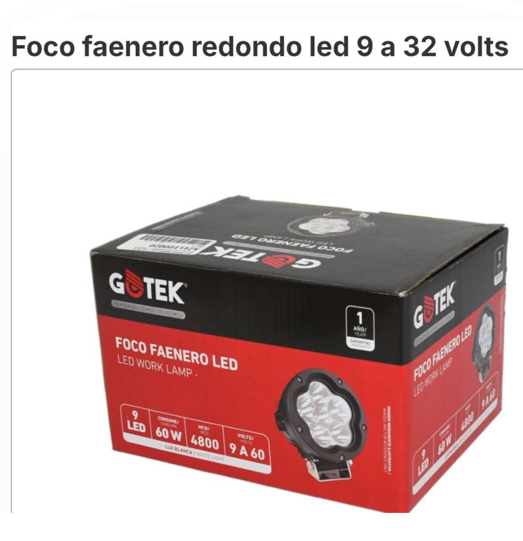 Foco faenero LED 9 a 32 volts - miniatura 1