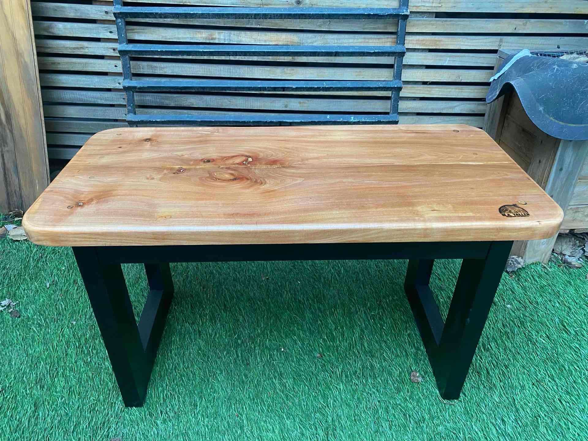 Mesa de madera rústica cubierta roble - miniatura 4