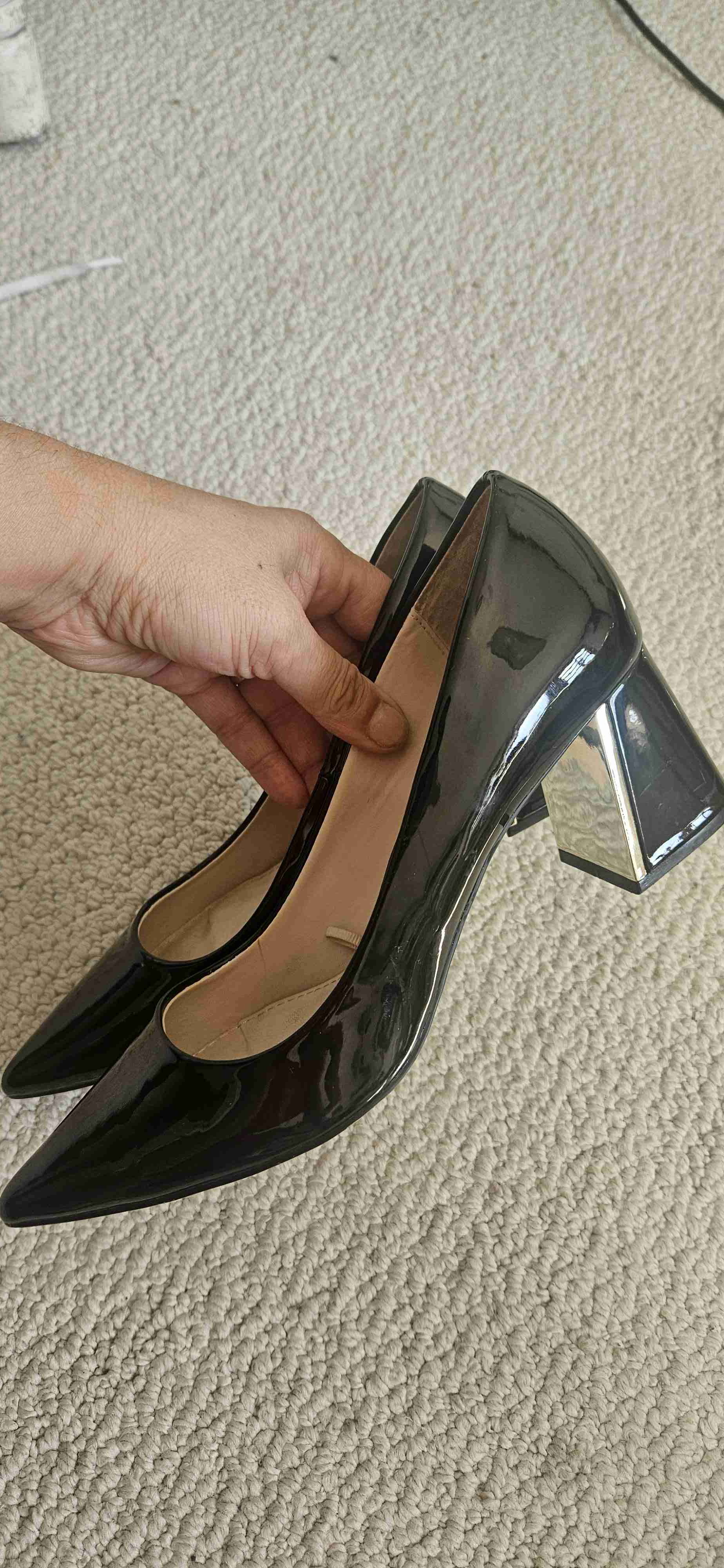 Zapatos charol negro zara