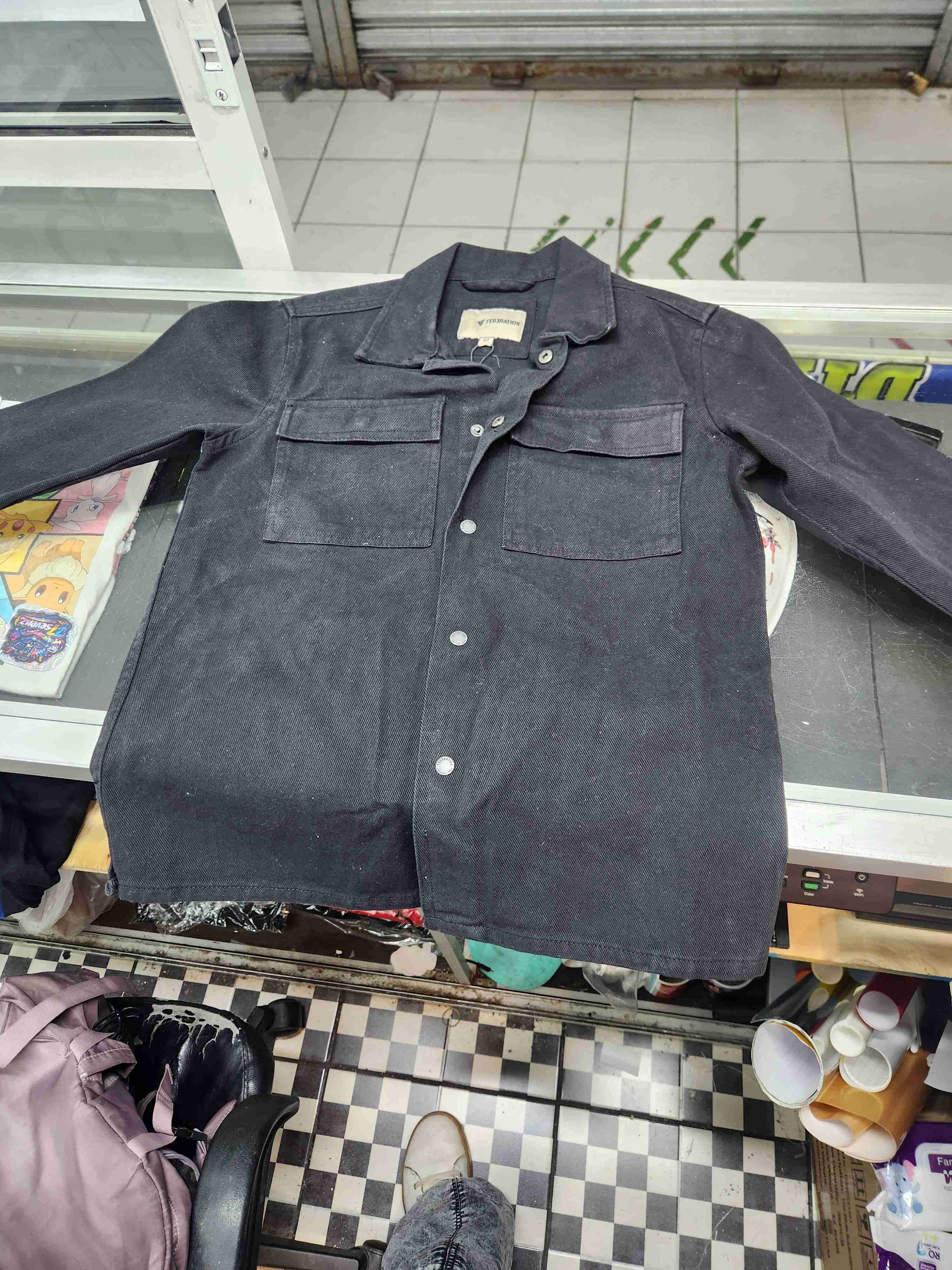 Chaqueta negra casual