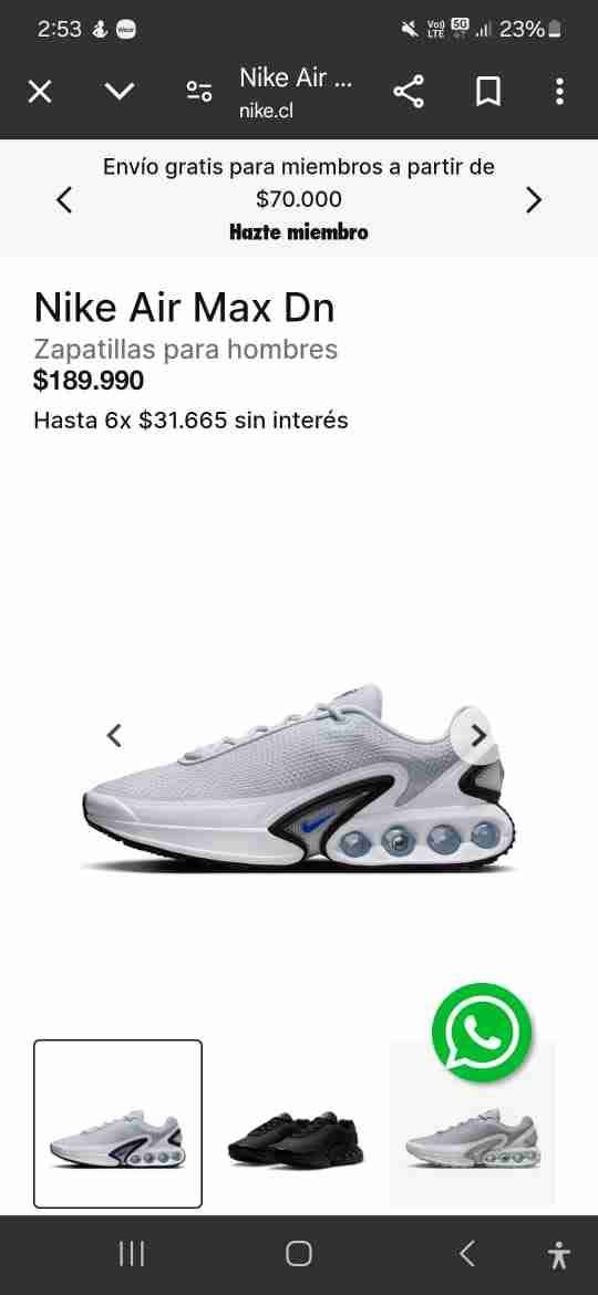 Zapatillas Nike Air Max Dn grises