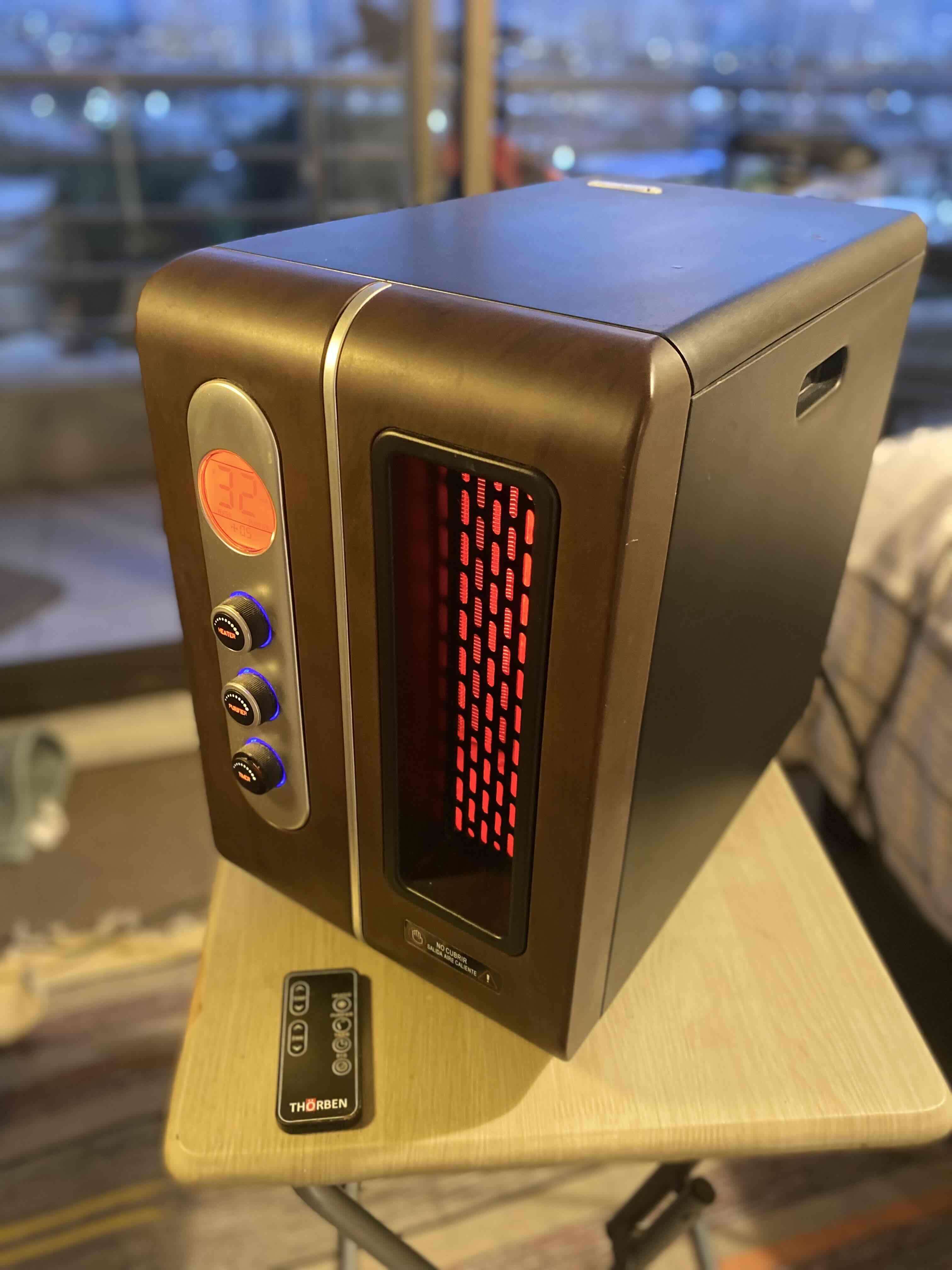 Estufa eléctrica infrarroja Thorben 1500W - miniatura 1